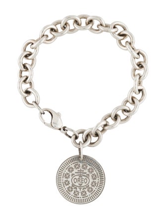 Tiffany & Co. Round Tag 'Oreo' Charm Bracelet