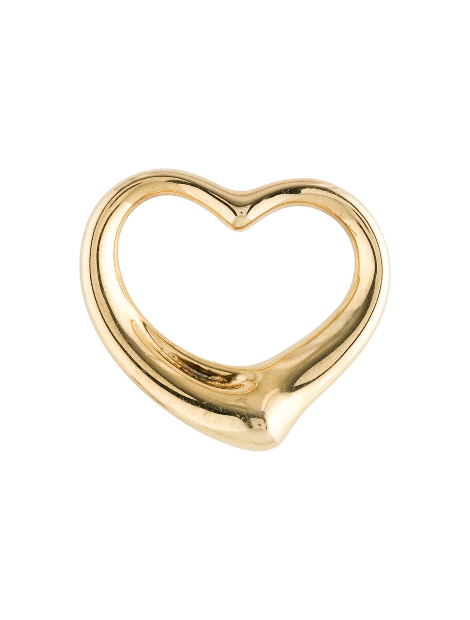 Tiffany & Co. 18K Open Heart Pendant