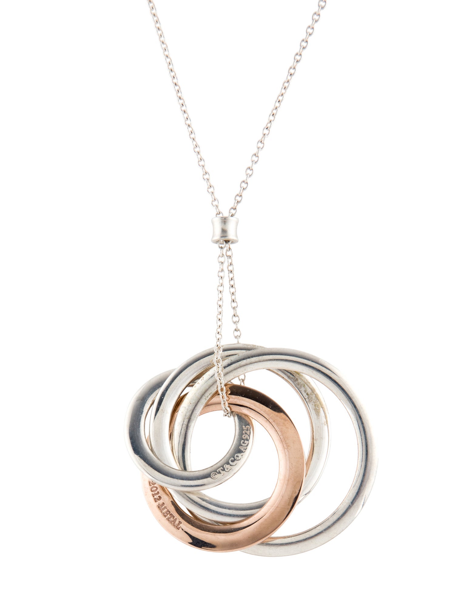 Tiffany & Co. Interlocking Circles Pendant Necklace
