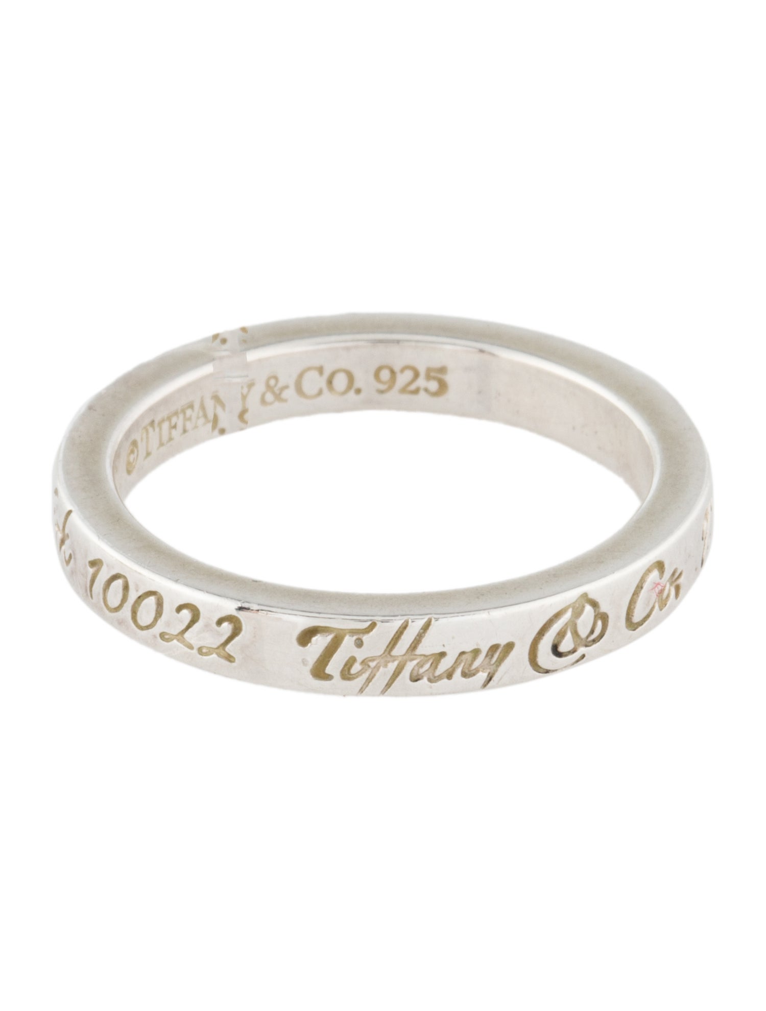 Tiffany & Co. Notes Narrow Band - Sterling Silver Band, Rings ...