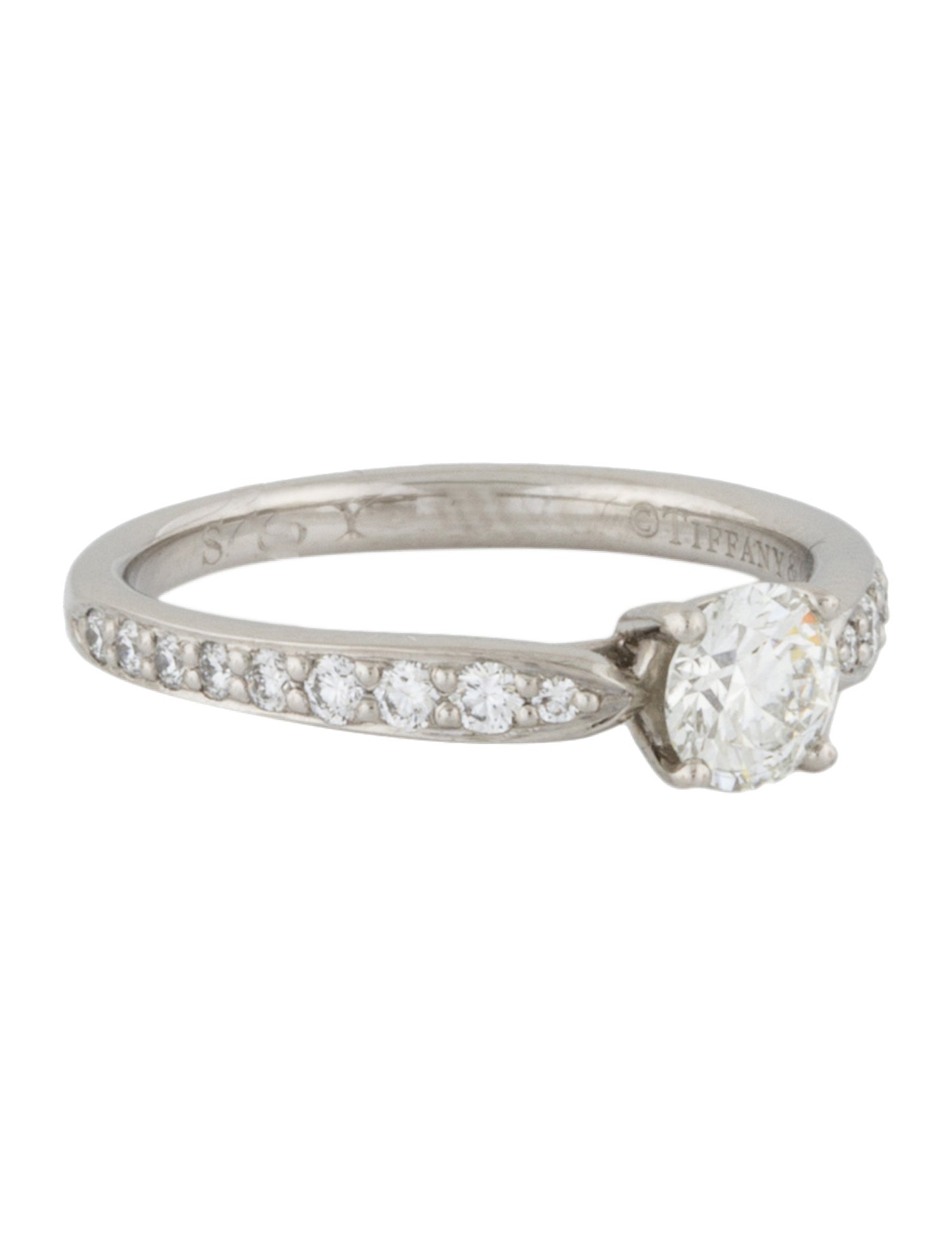 Tiffany & Co. Platinum Diamond Engagement Ring