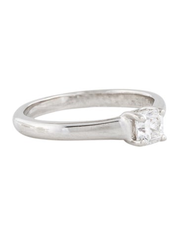 Tiffany & Co. Engagement Ring Platinum Vintage Diamond Lucida 4.5