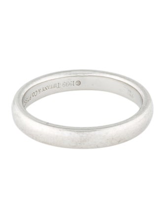 Tiffany & Co. Platinum Forever Wedding Band Ring