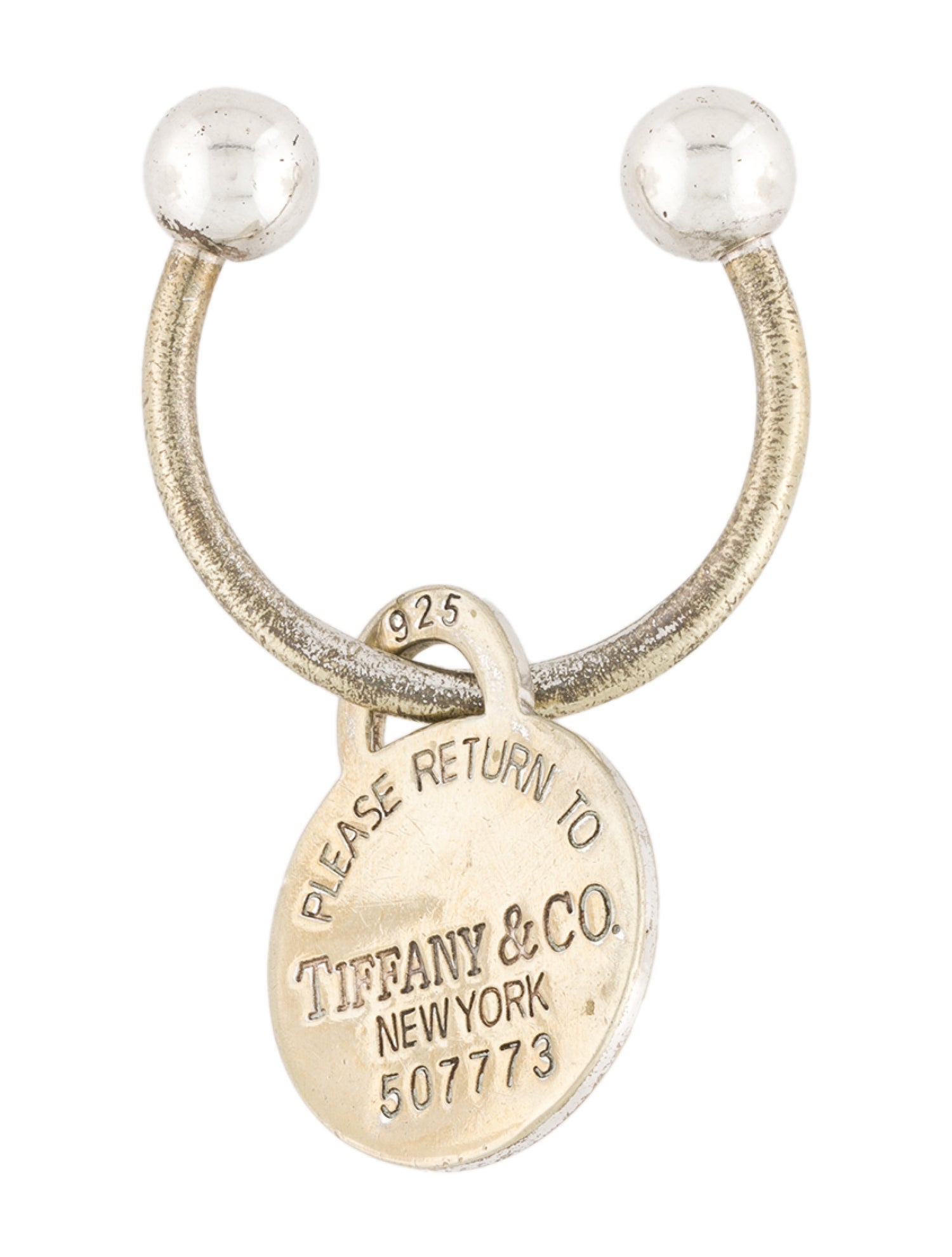 Tiffany & Co. Silver keychains
