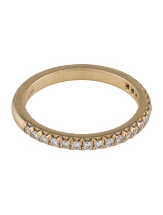 Tiffany & Co. 18K Diamond Half Eternity Ring