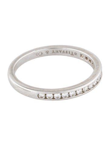Tiffany & Co. Band Platinum Diamond Tiffany® Setting Wedding 5
