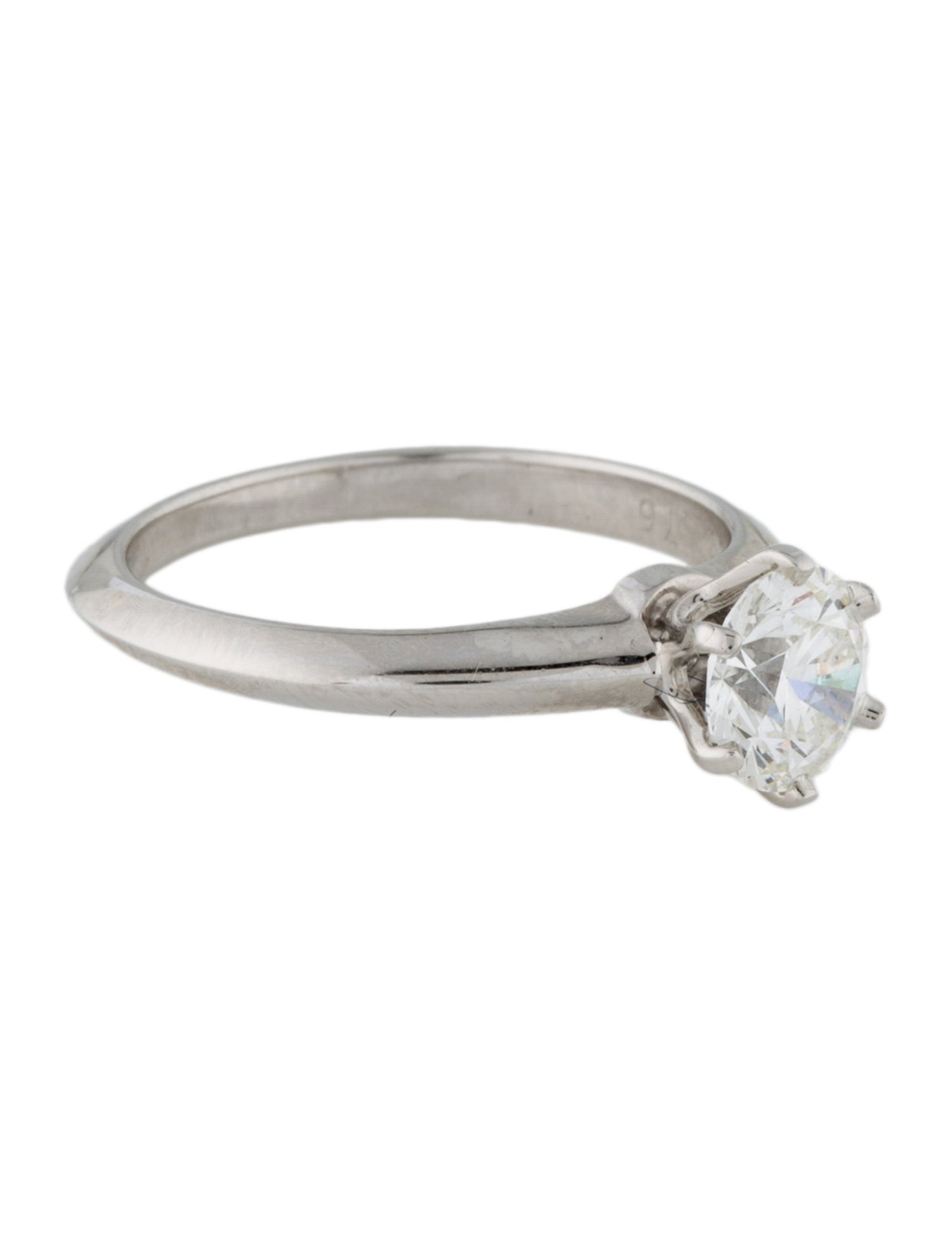 Tiffany & Co. Platinum 0.76ct Diamond Engagement Ring