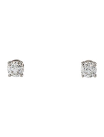 Tiffany & Co. Platinum Diamond Stud Earrings