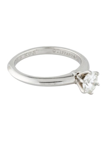 Tiffany & Co. Engagement Ring Platinum Diamond 4