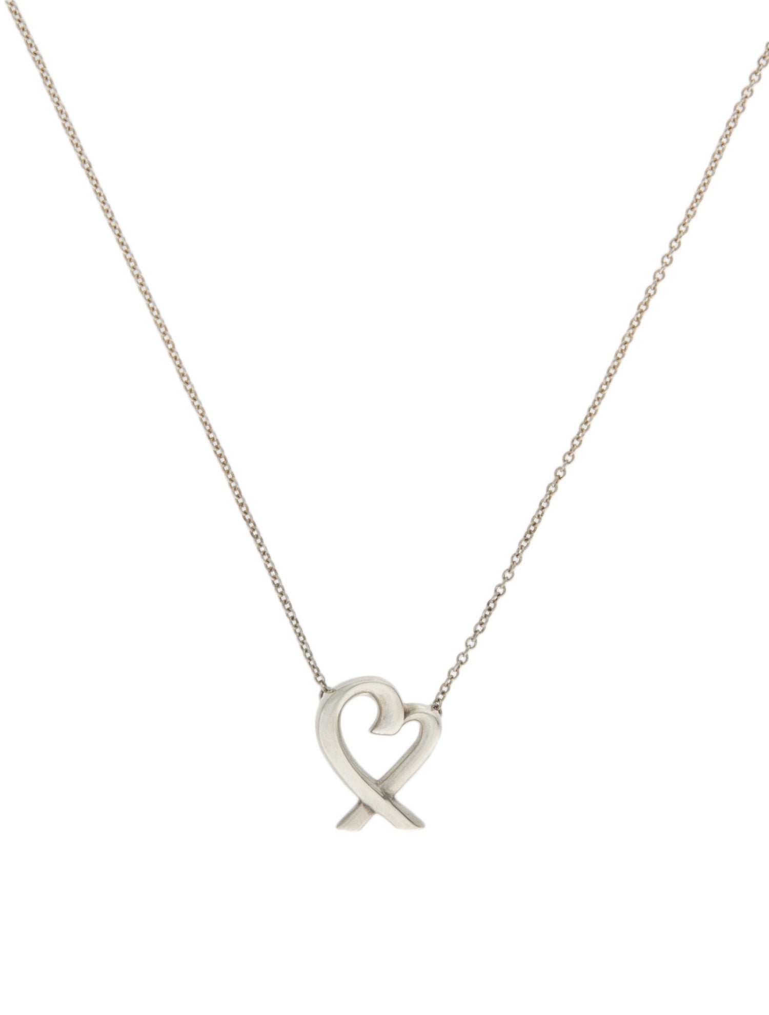 Tiffany & Co. Loving Heart Pendant Necklace`