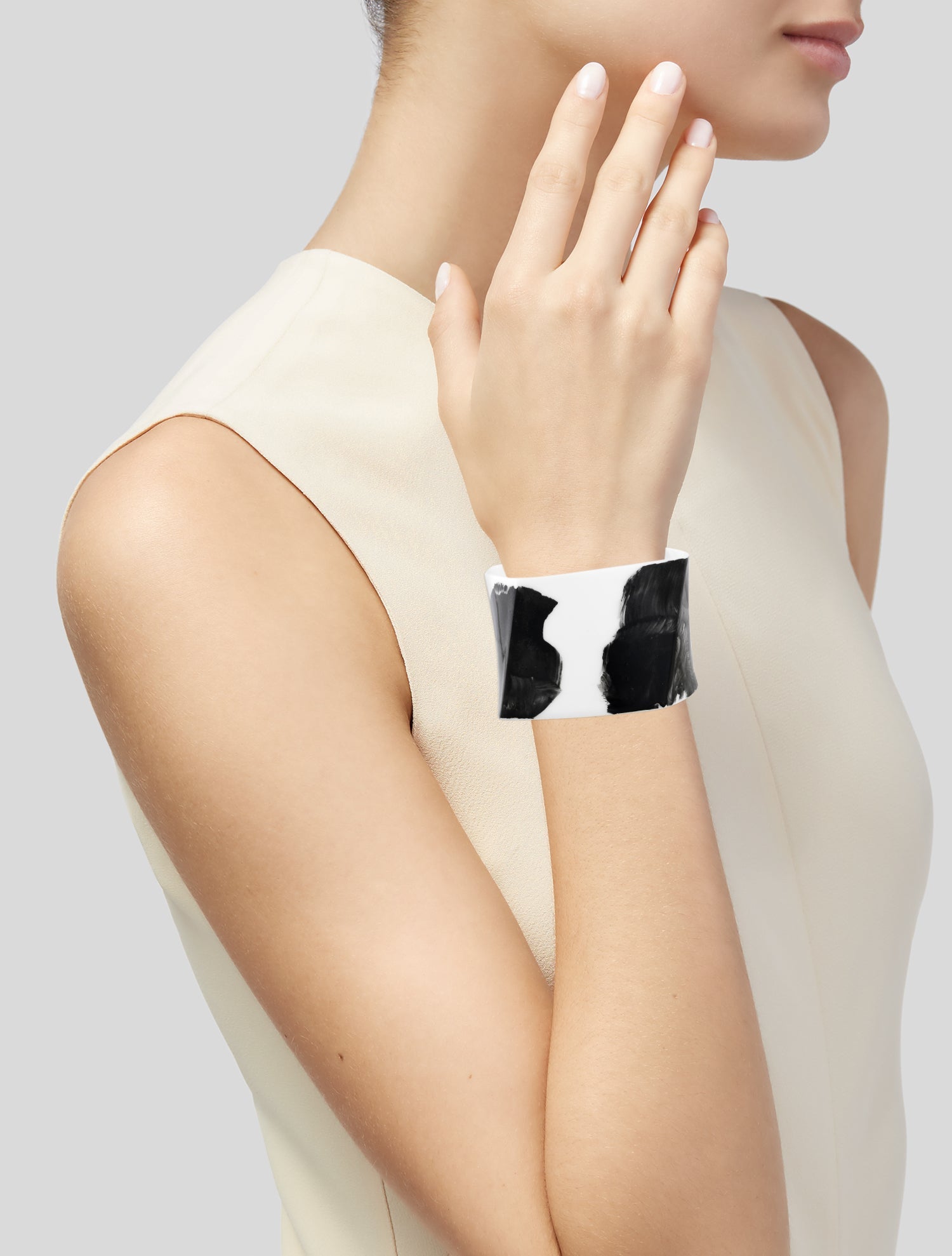 Tiffany & Co. Limited Edition Frank Gehry Hand Painted Torque Bangle