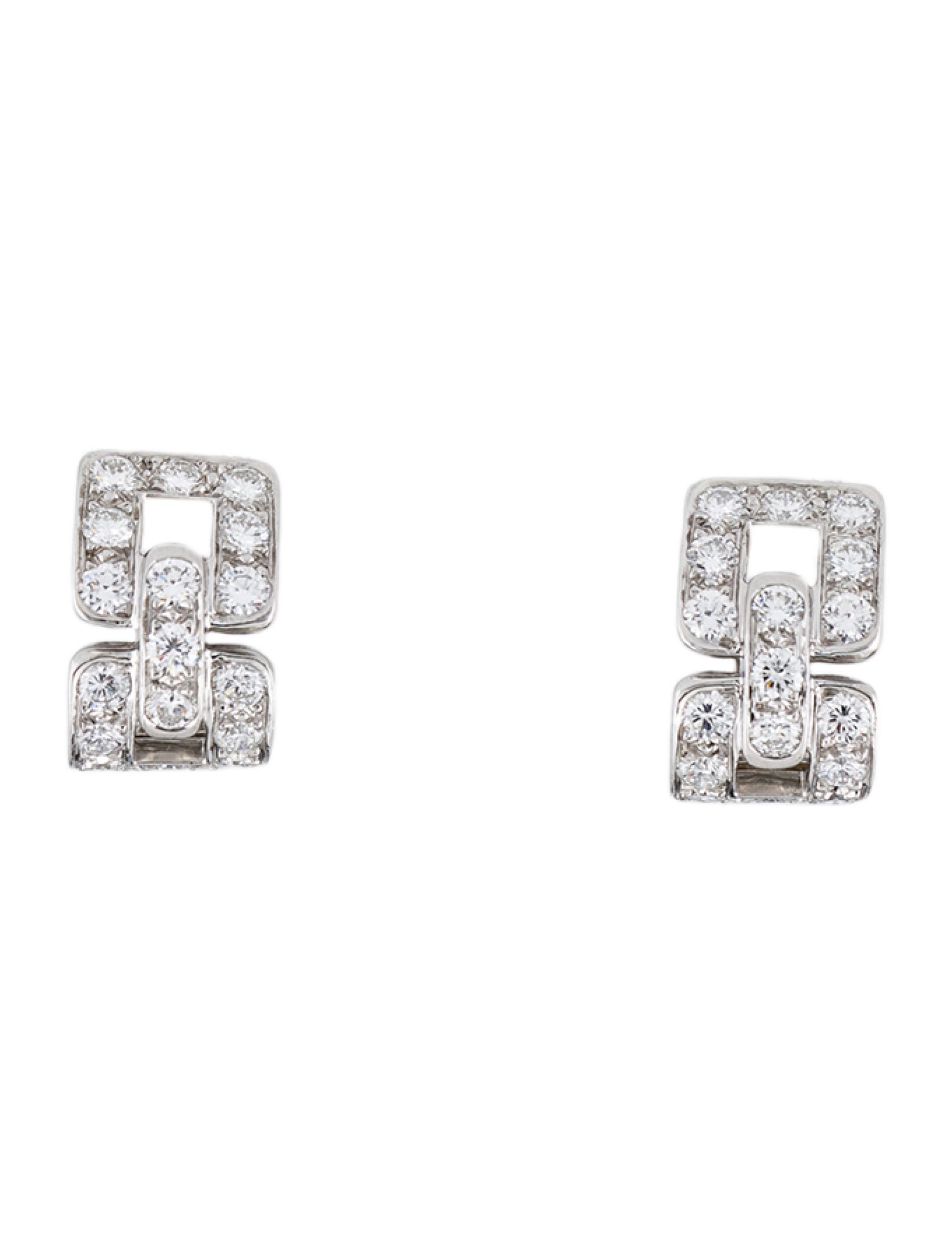 Tiffany & Co. 2.04ctw Deco Earclips