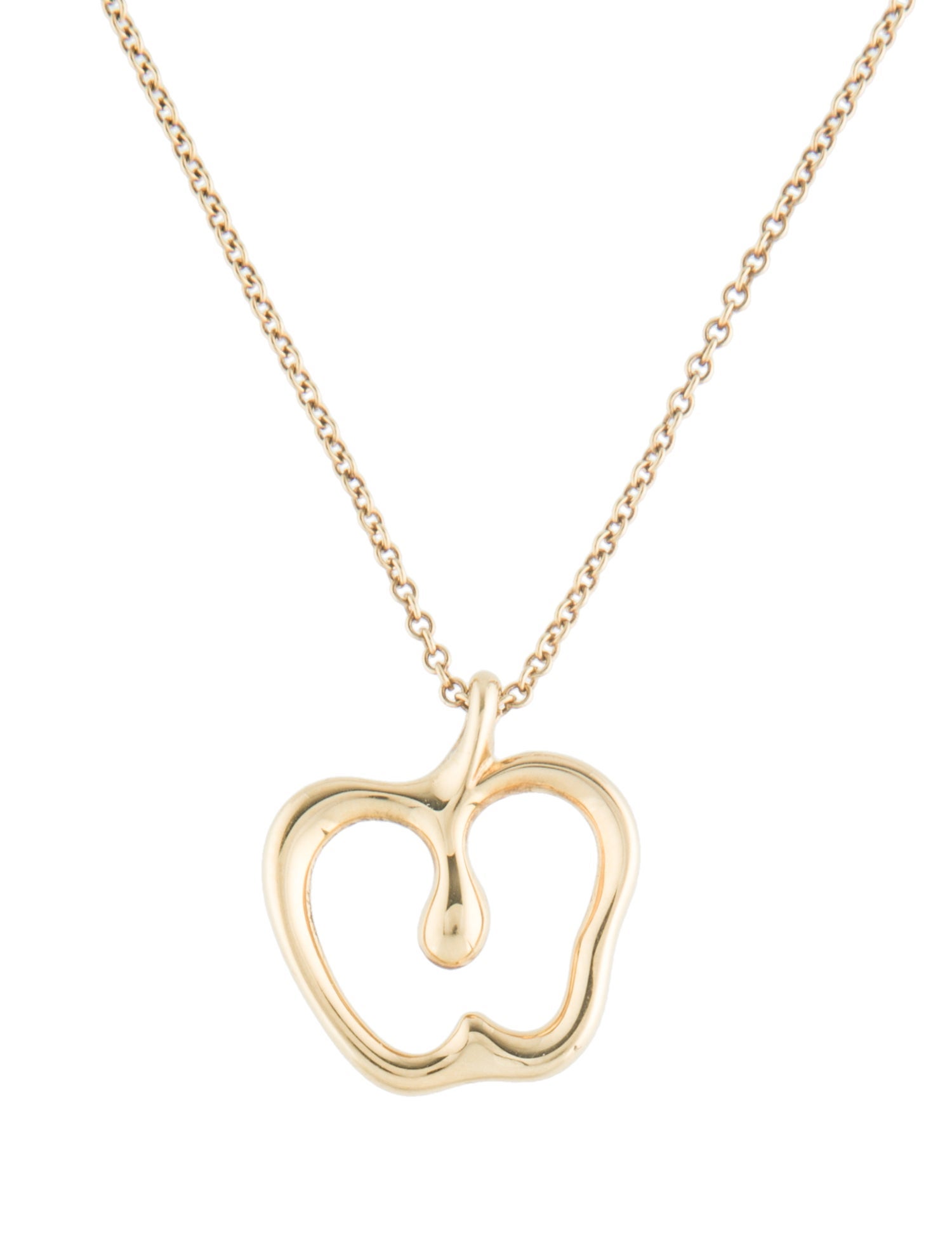 Tiffany & Co. 18K Apple Pendant Necklace