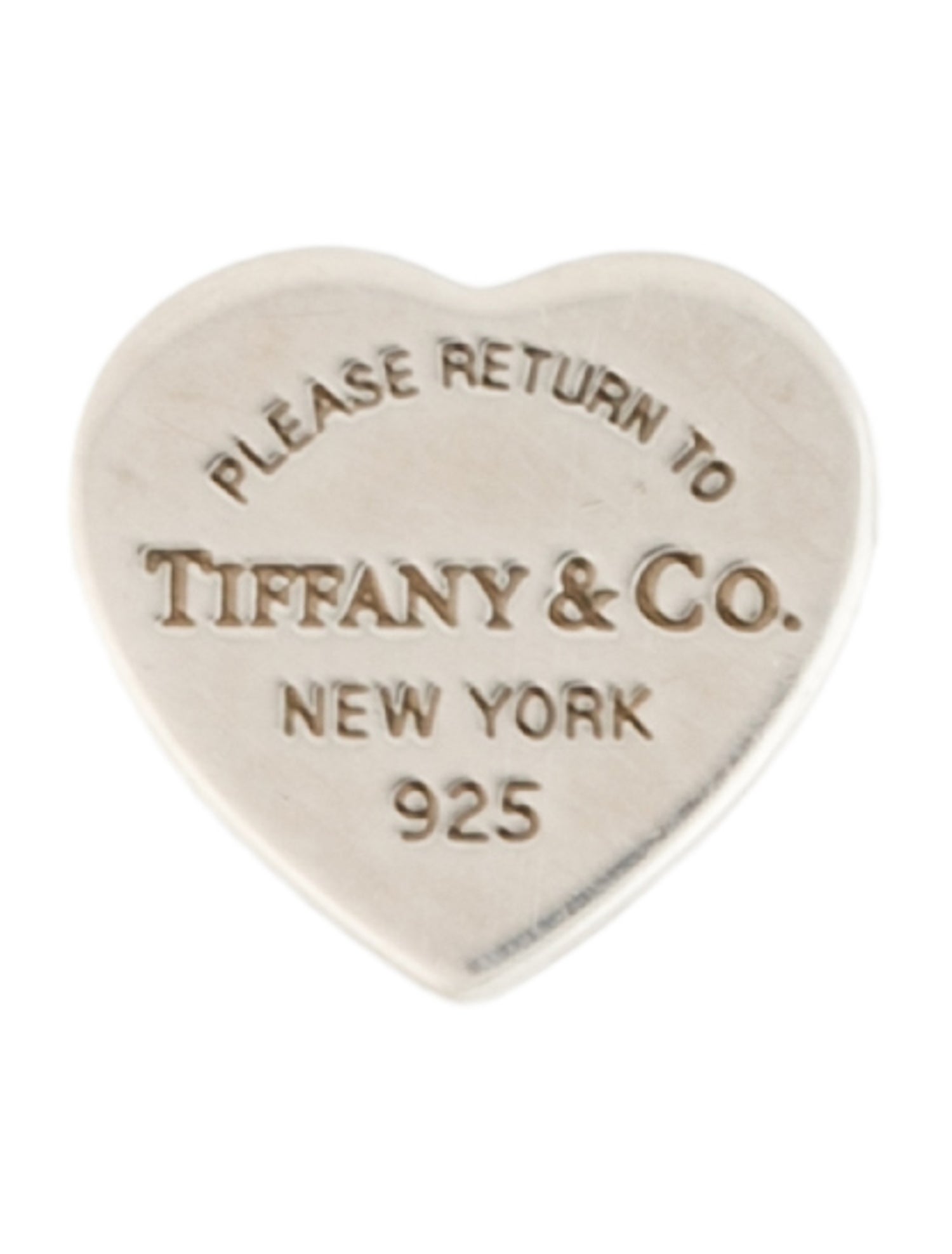 Tiffany & Co. Mini Heart Tag Stud Earring