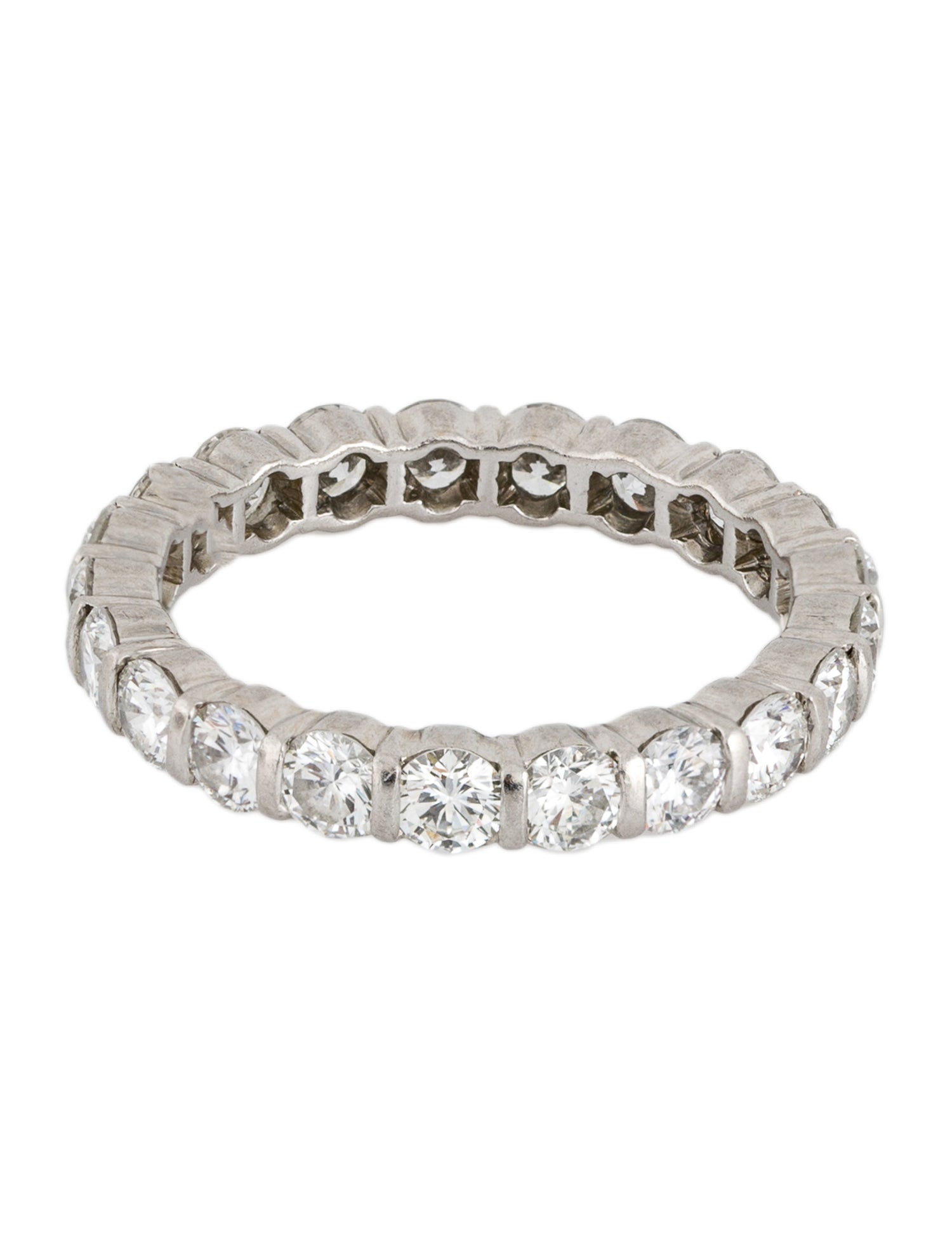 Tiffany & Co. Platinum 2.10ctw Diamond Eternity Band