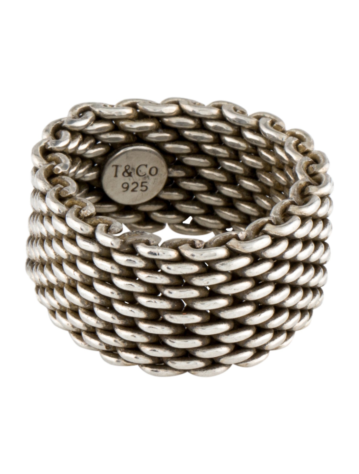 Tiffany & Co. Mesh Band Ring