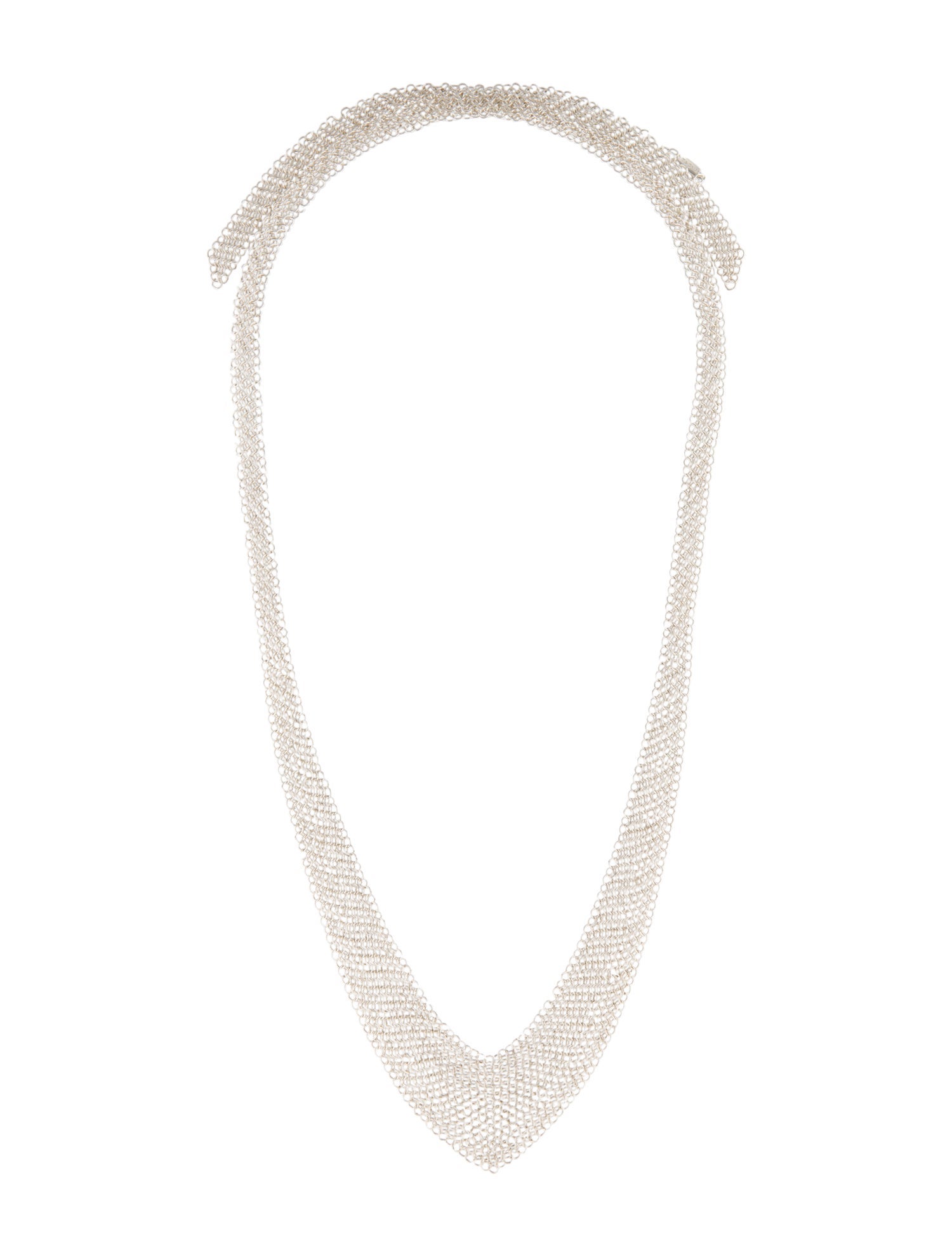 Tiffany & Co. Mesh Bib Collar Necklace