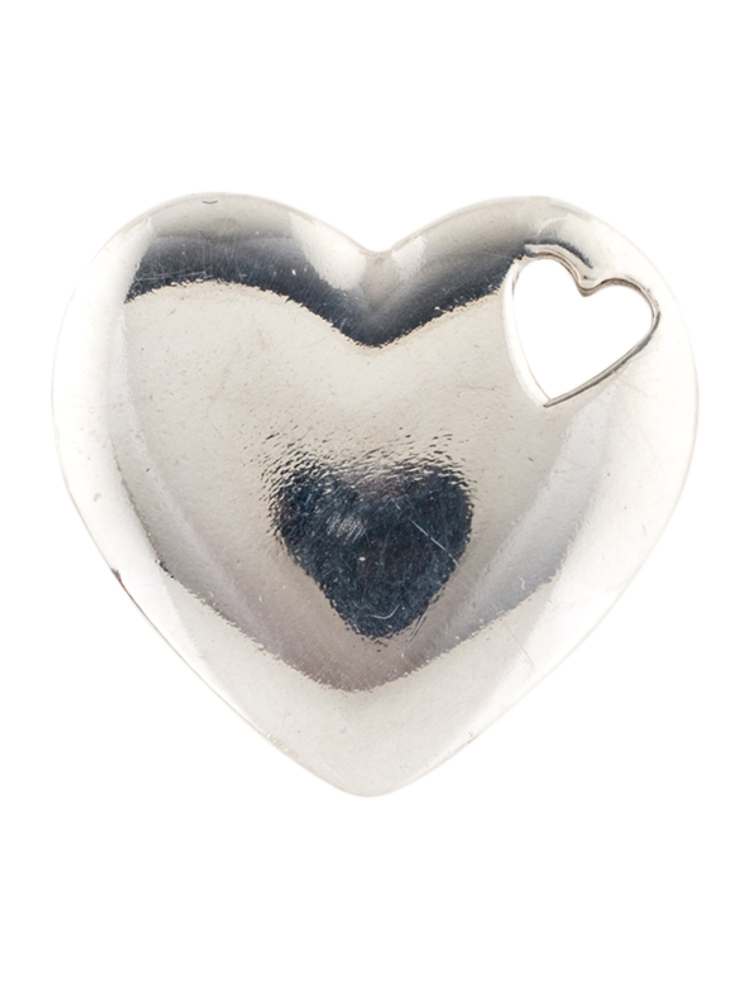 Tiffany & Co. Stencil Cutout Heart Pendant