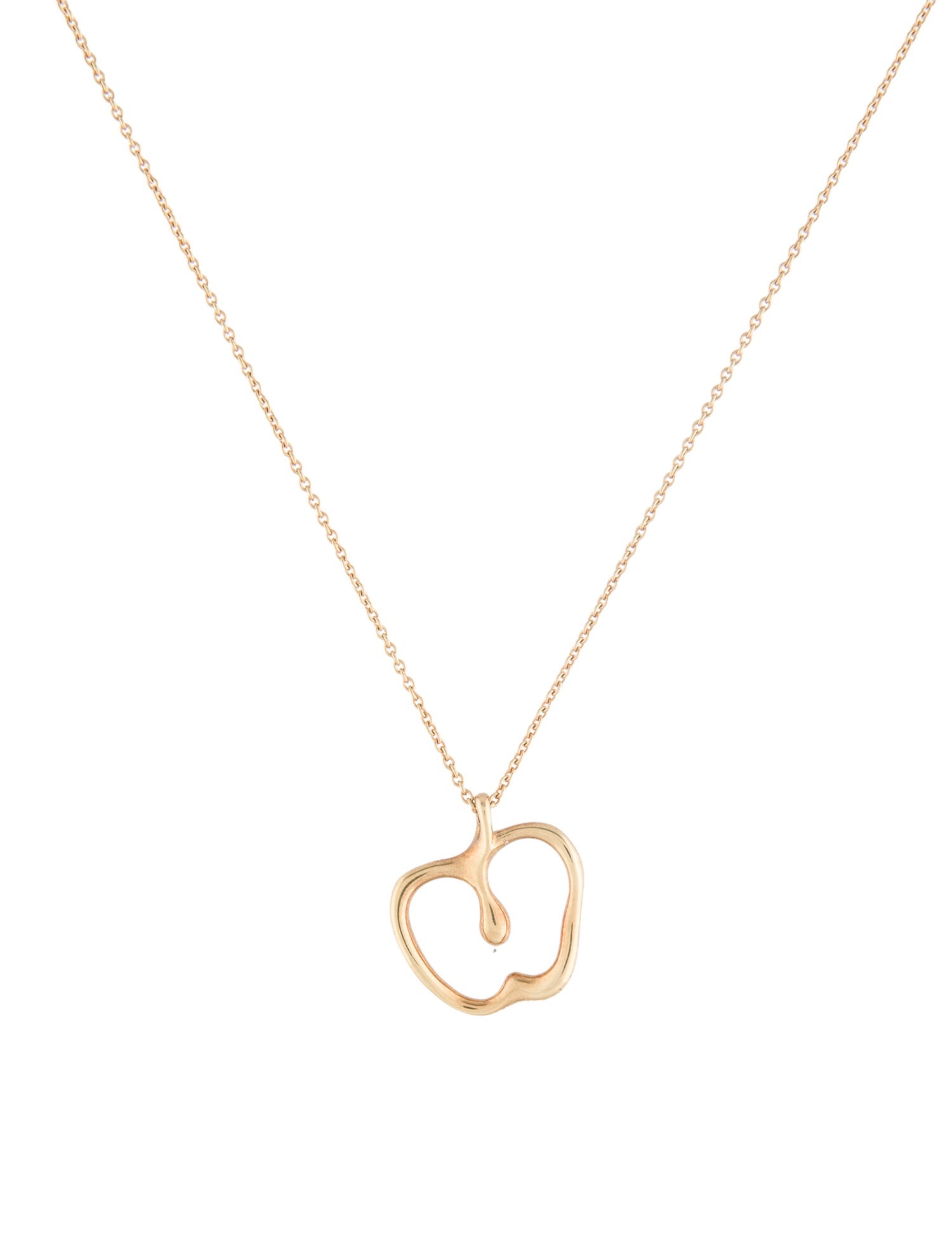 Tiffany & Co. 18K Apple Pendant Necklace