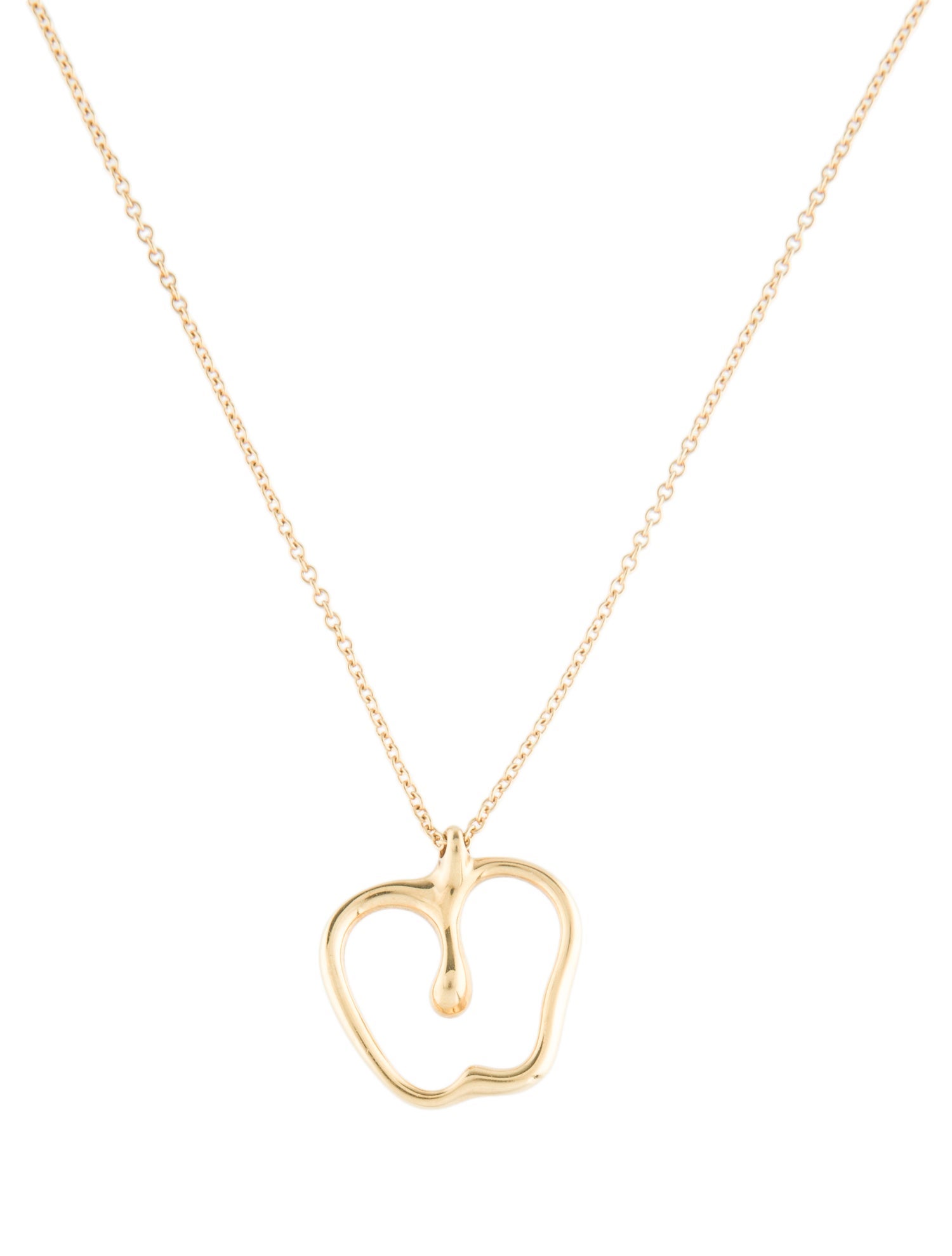 Tiffany & Co. Vintage 18K Apple Pendant Necklace