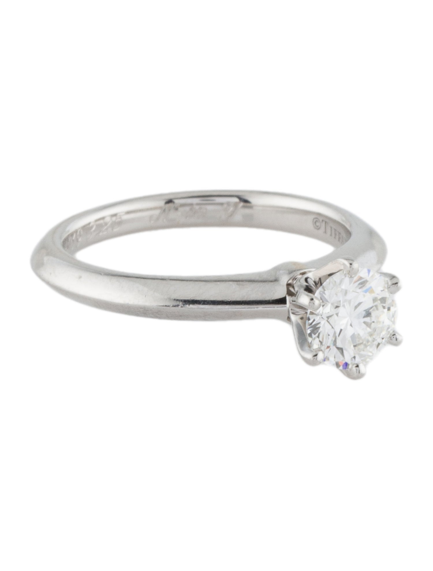 Tiffany & Co. Platinum Diamond Engagement Ring