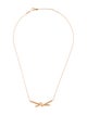 Tiffany & Co. 18K Knot Pendant Necklace