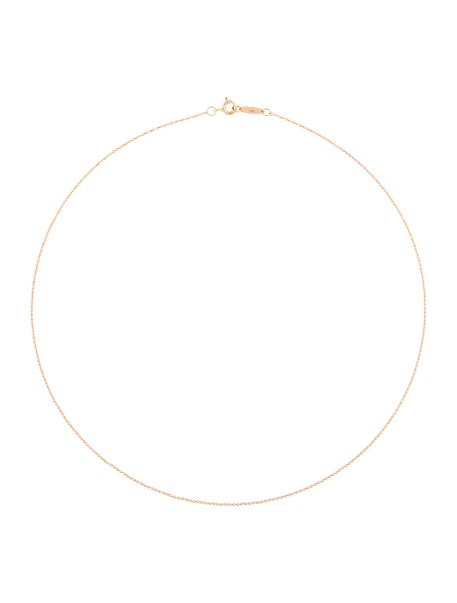 Tiffany & Co. 18K Beaded Chain