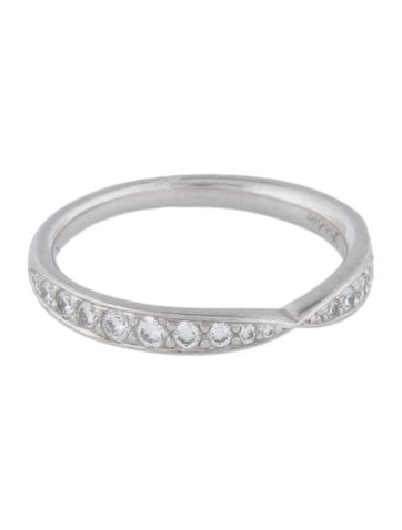 Tiffany & Co. Band Platinum Diamond Wedding 3.75