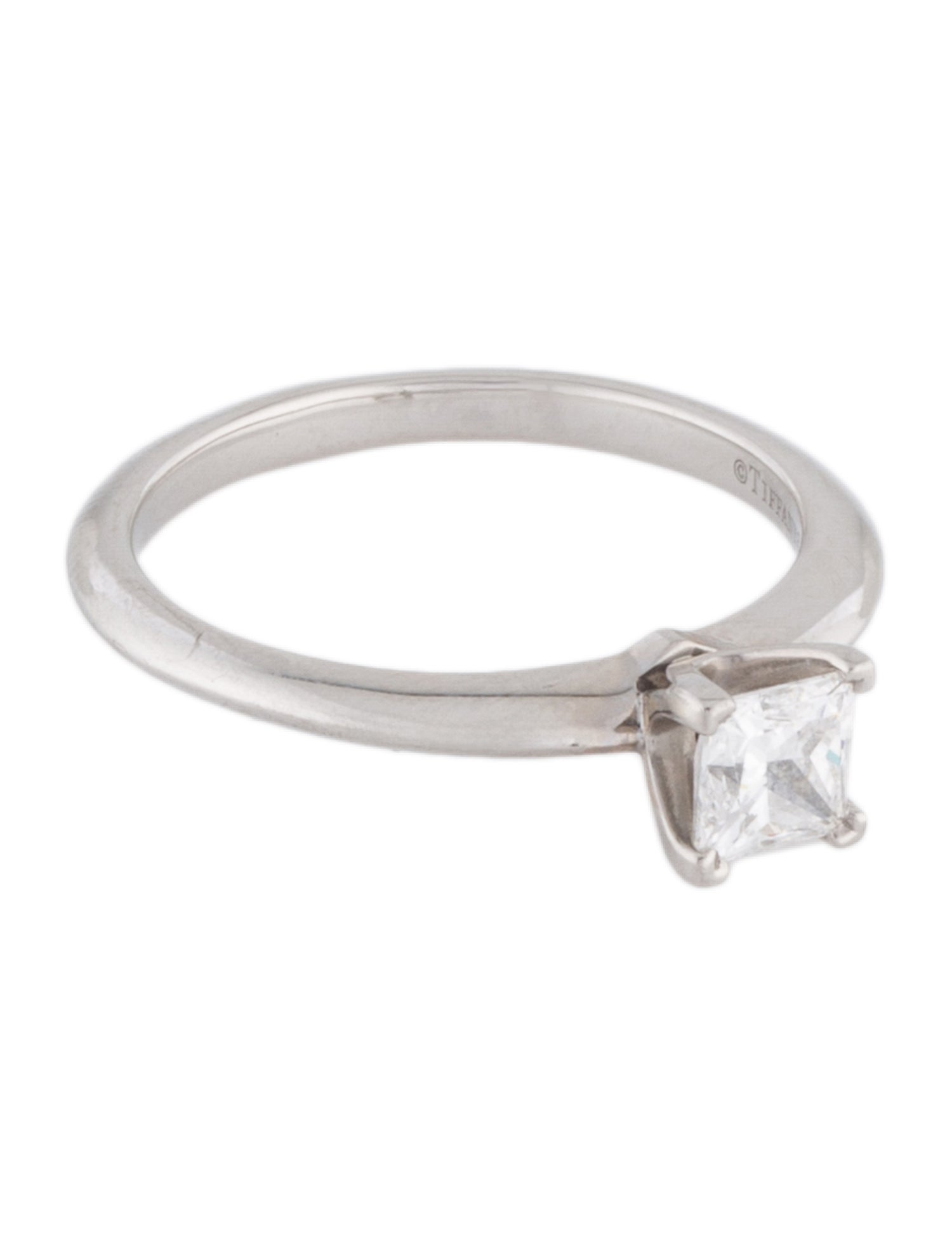 Tiffany & Co. Platinum Diamond Engagement Ring