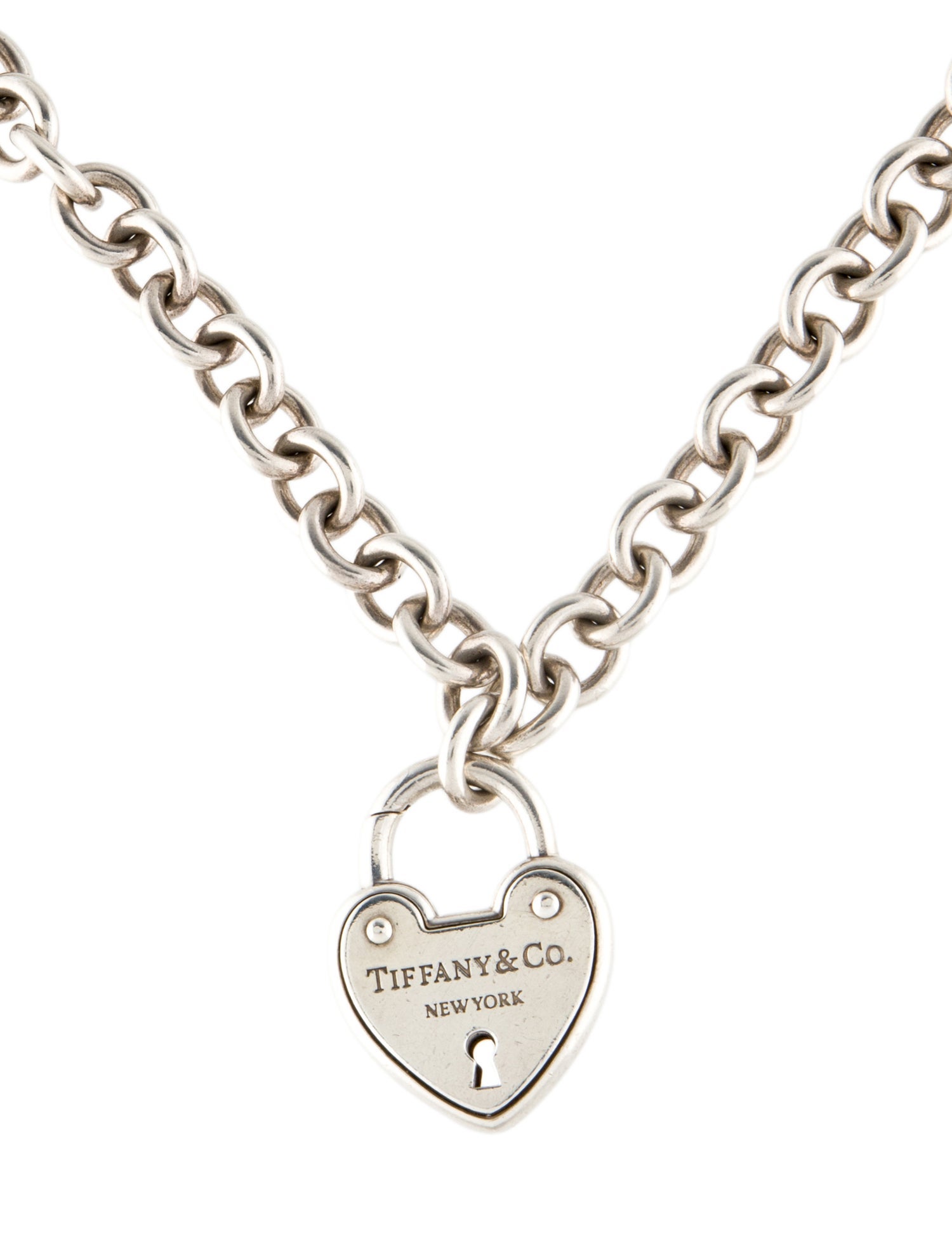 Tiffany & Co. Love Lock Pendant Necklace