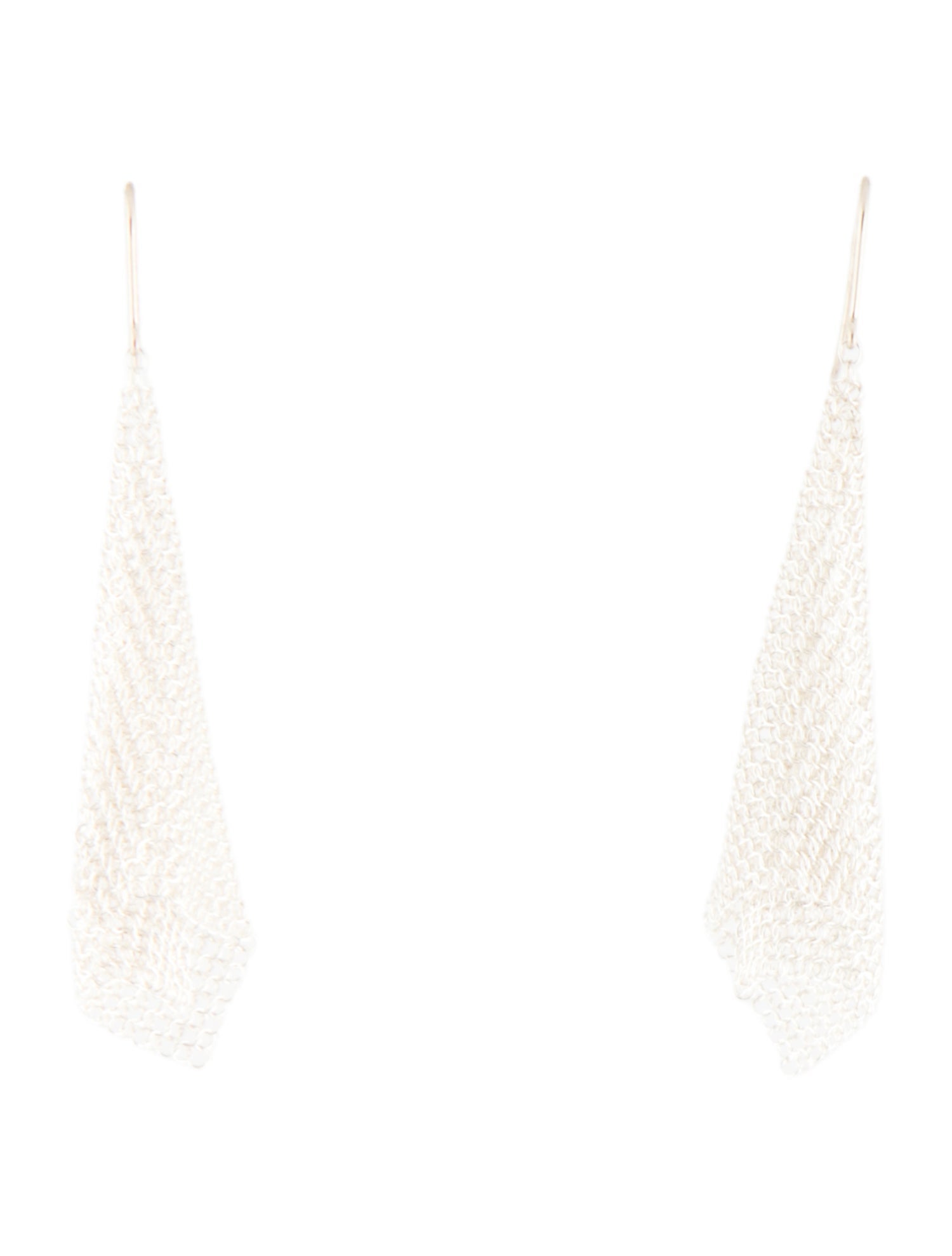 Tiffany & Co. Mesh Scarf Earrings
