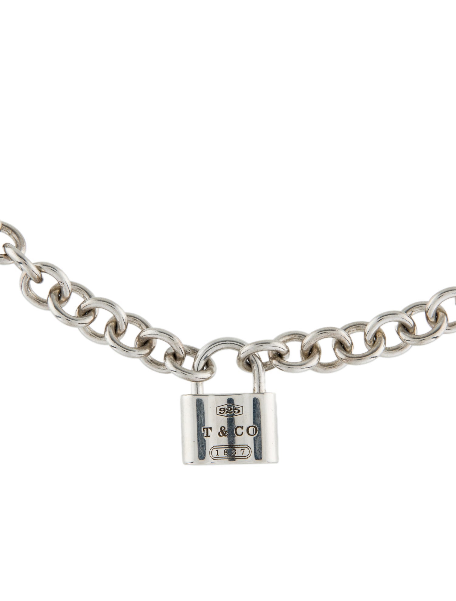 Tiffany & Co. 1837 Lock Pendant Necklace