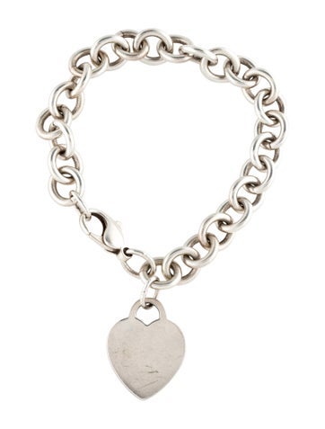 Tiffany & Co. Charm Heart Tag Bracelet