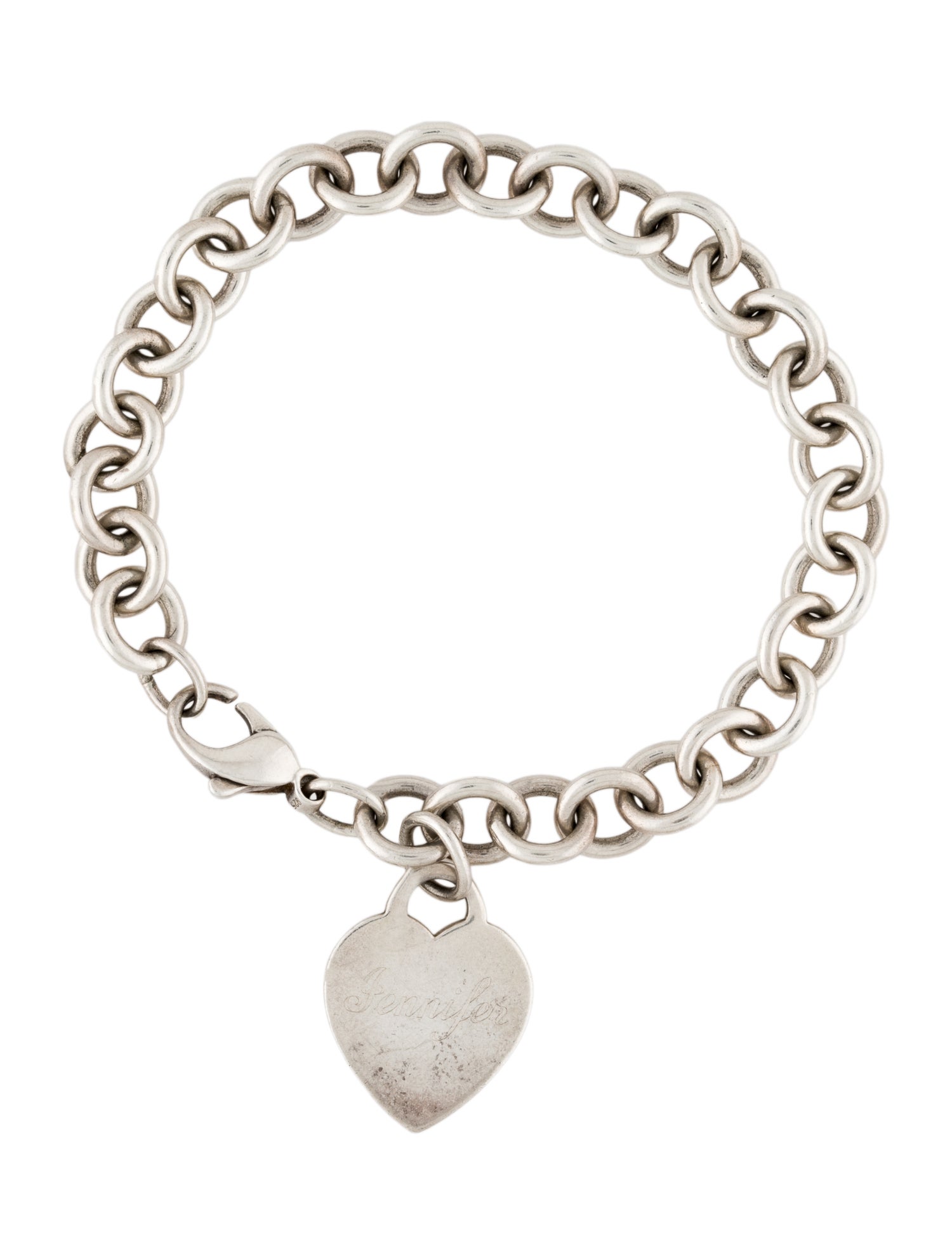 Tiffany & Co. Heart Tag Charm Bracelet