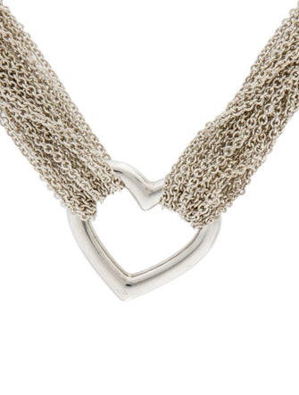 Tiffany & Co. Heart Multi Strand Toggle Necklace