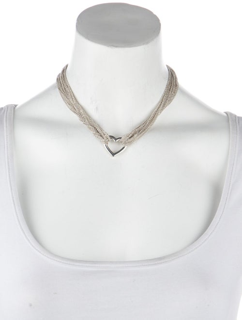 Tiffany & Co. Heart Multi Strand Toggle Necklace