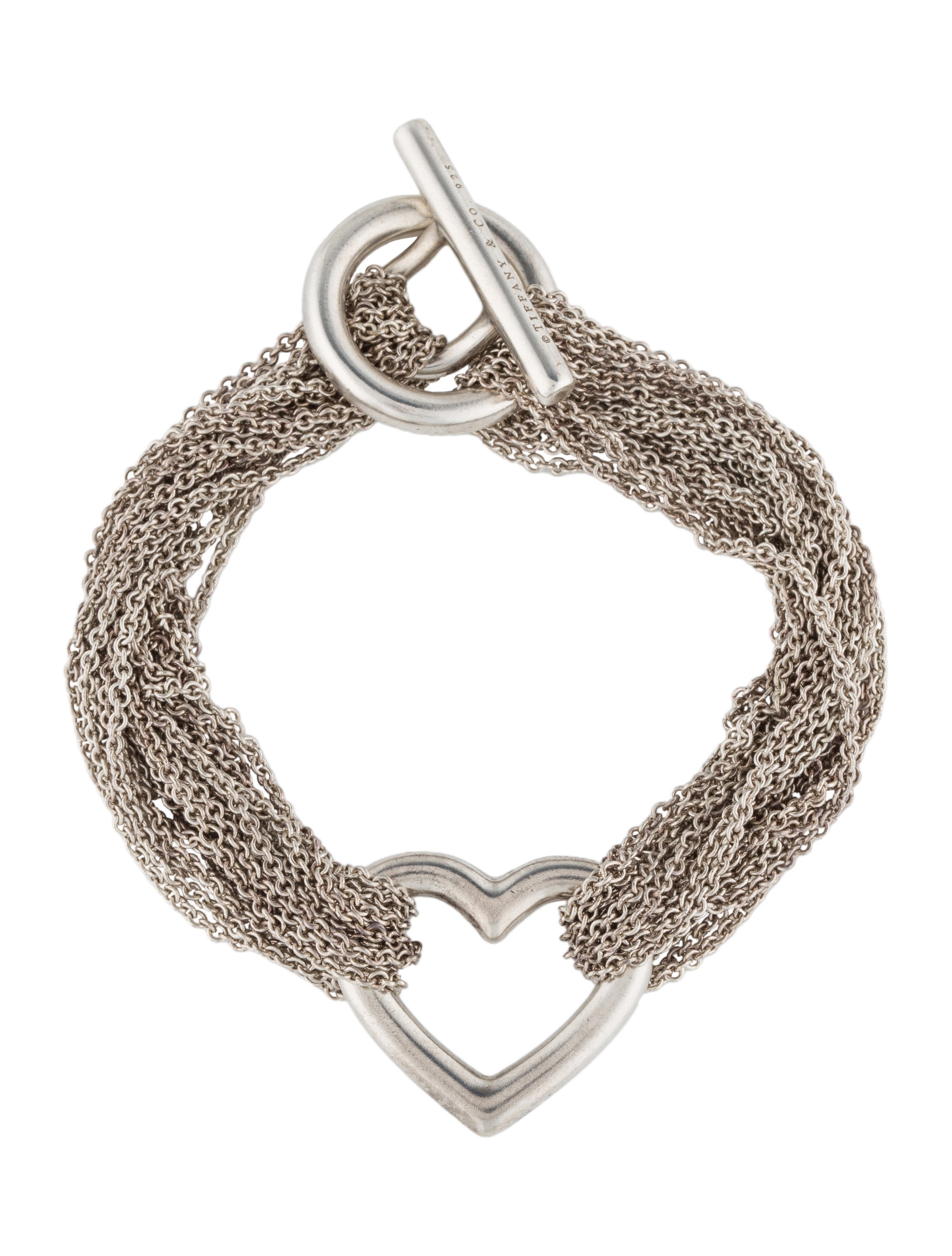 Tiffany & Co. Heart Multistrand Toggle Bracelet