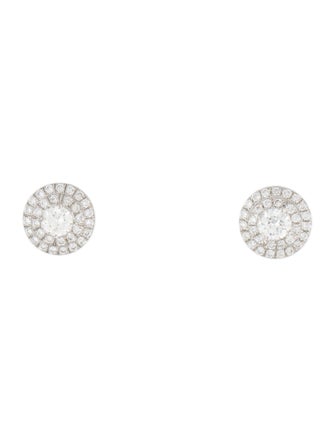Tiffany & Co. Platinum Diamond Soleste® Stud Earrings