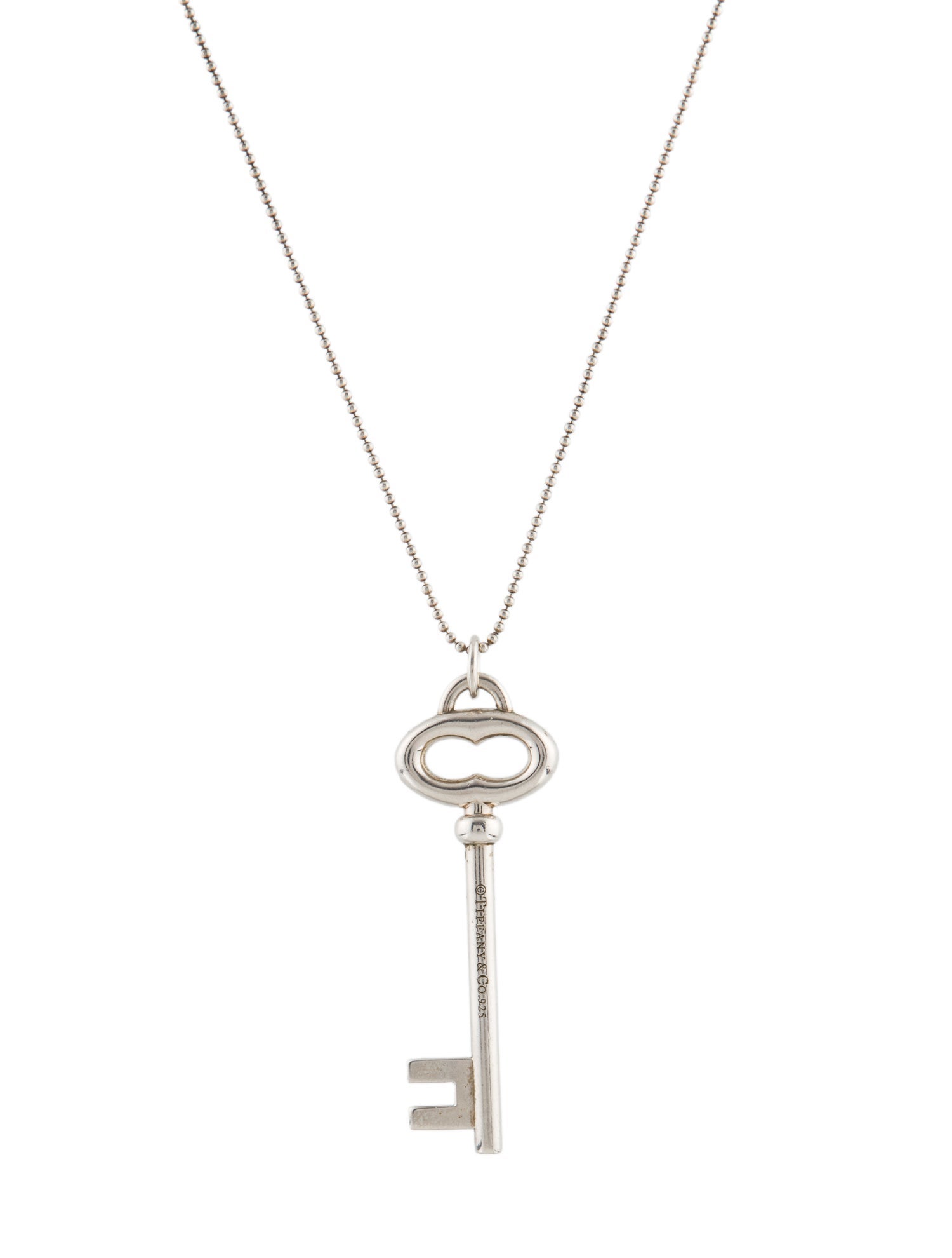 Tiffany & Co. Key Pendant Necklace