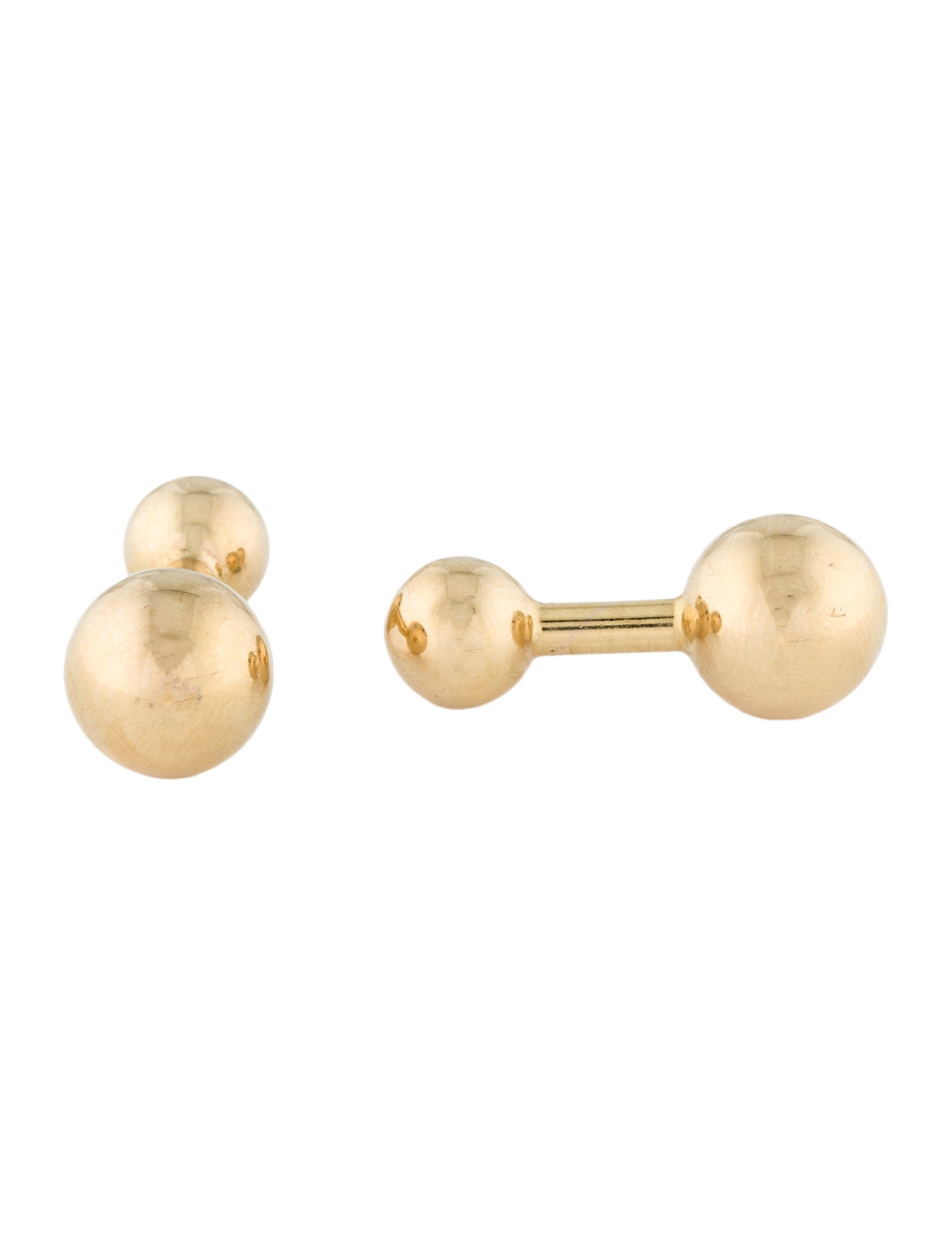 Tiffany & Co. Vintage 14K Barbell Cufflinks