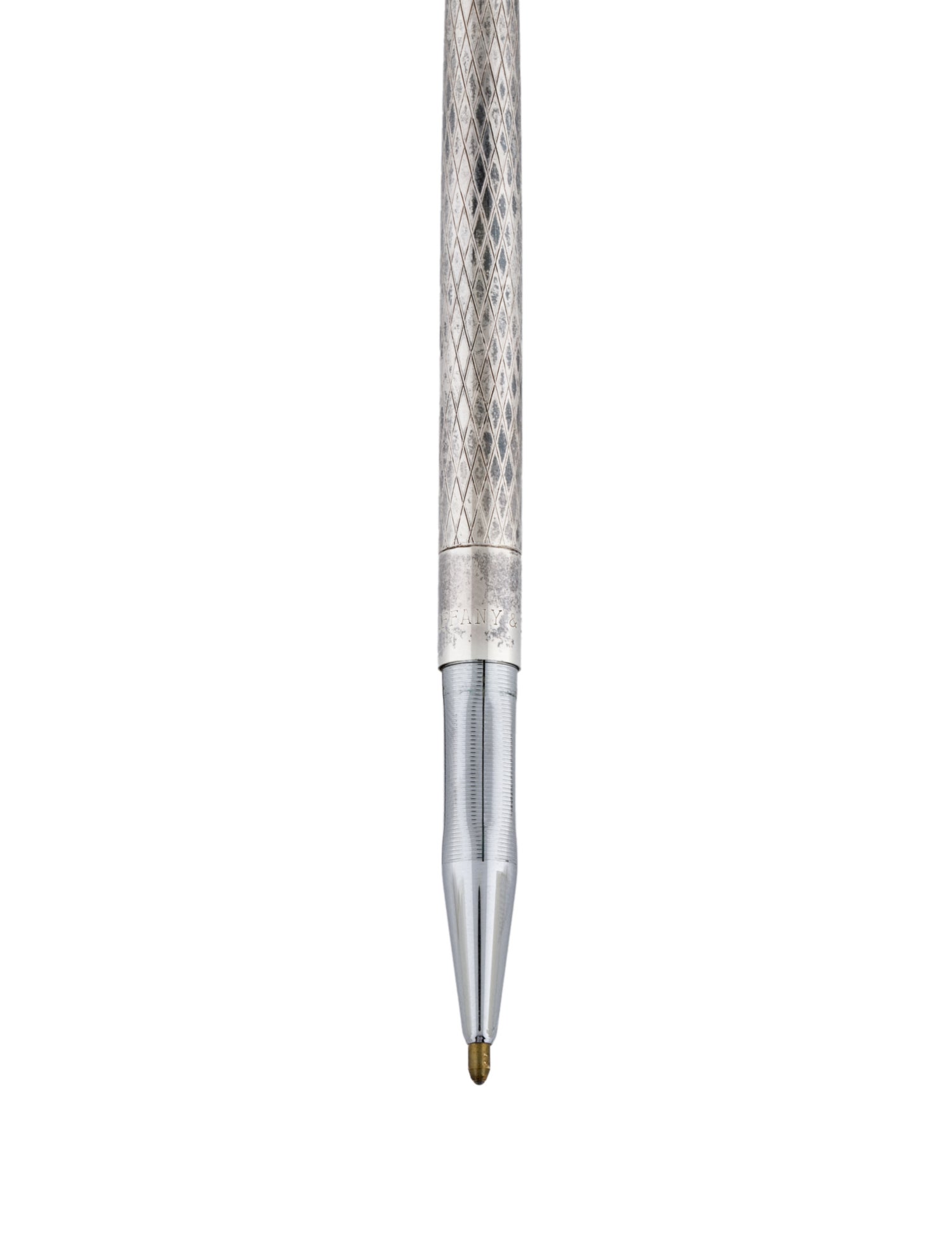 Tiffany & Co. Sterling Silver Push Cap Pen