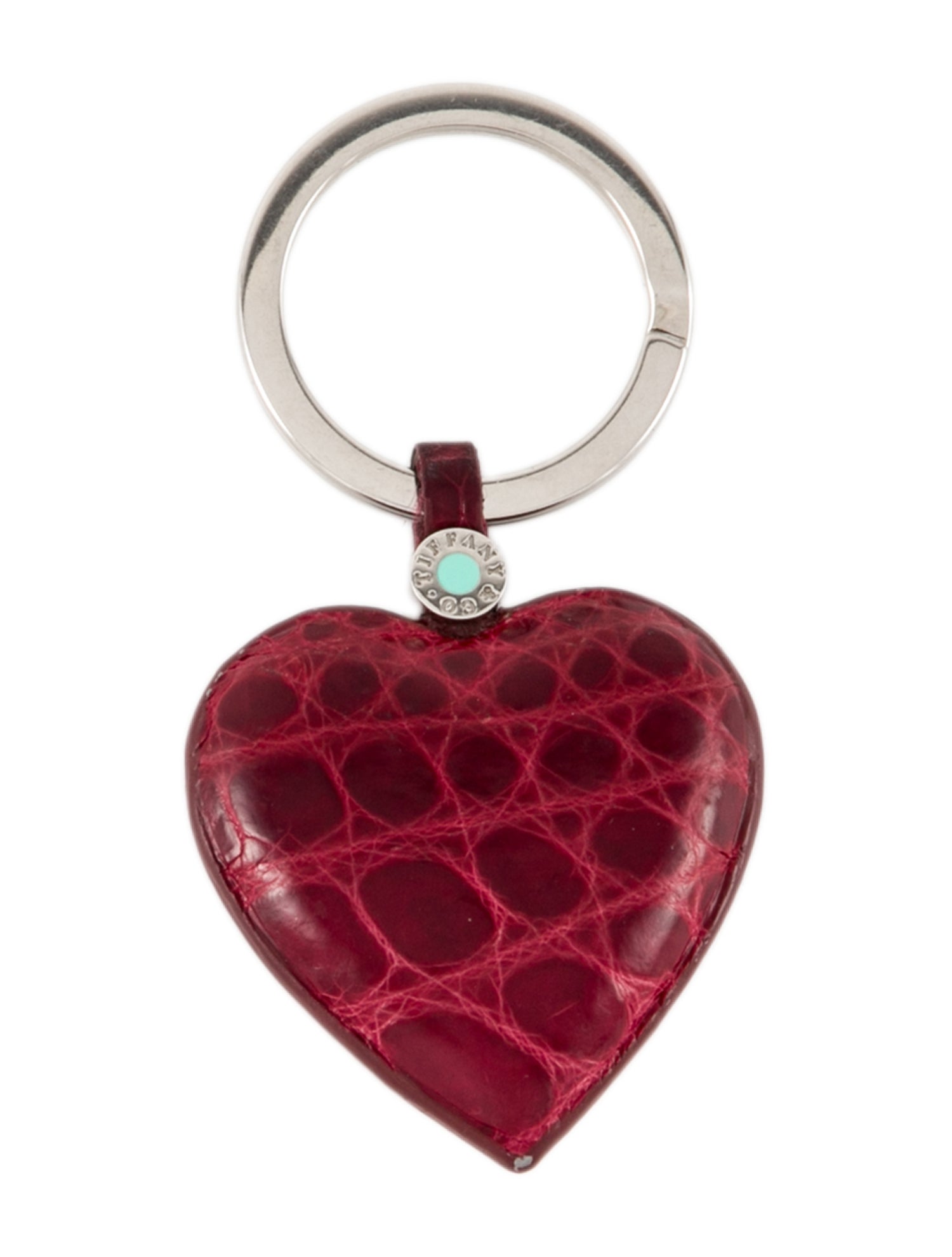 Tiffany & Co. Leather Heart KeyChain