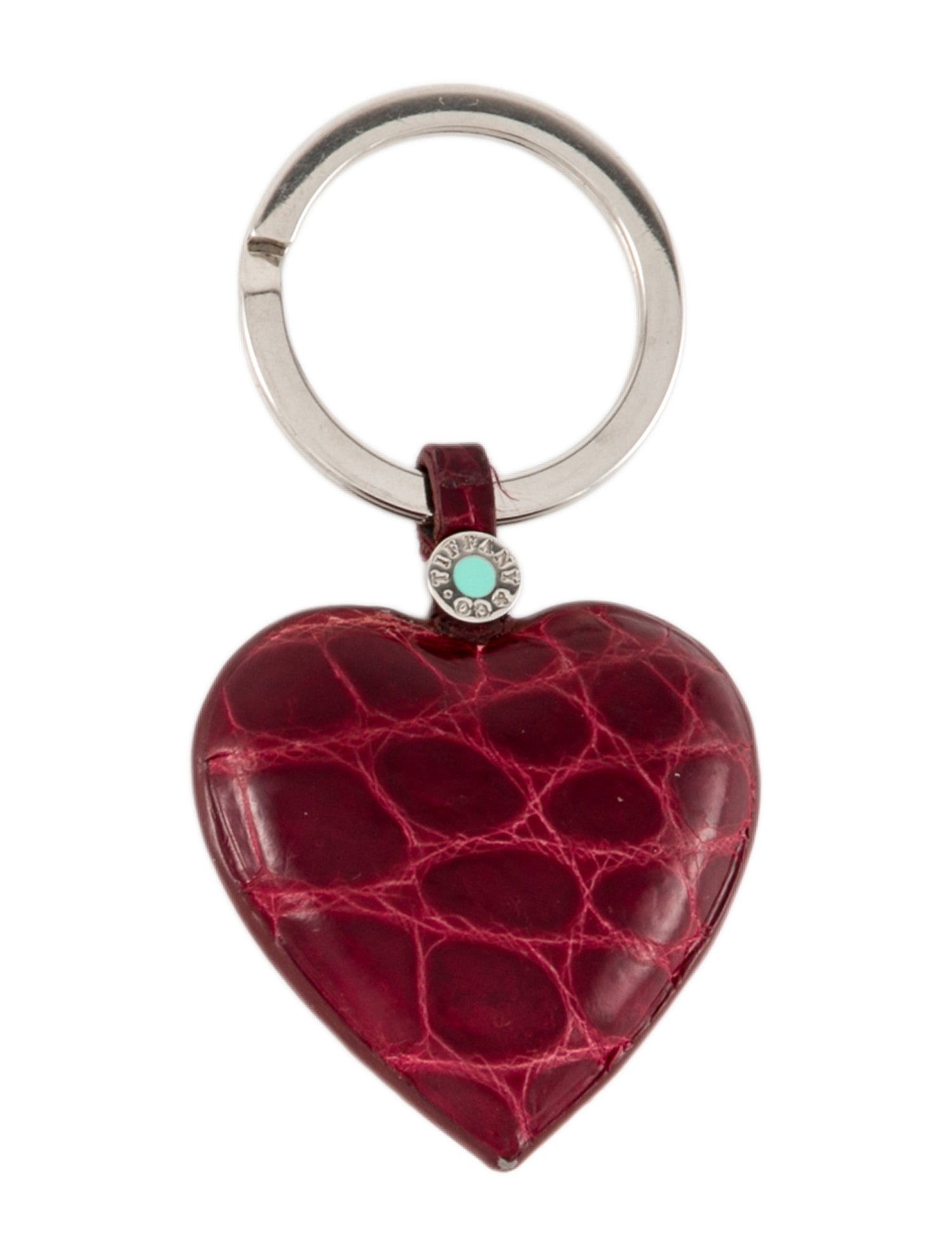 Tiffany & Co. Leather Heart KeyChain