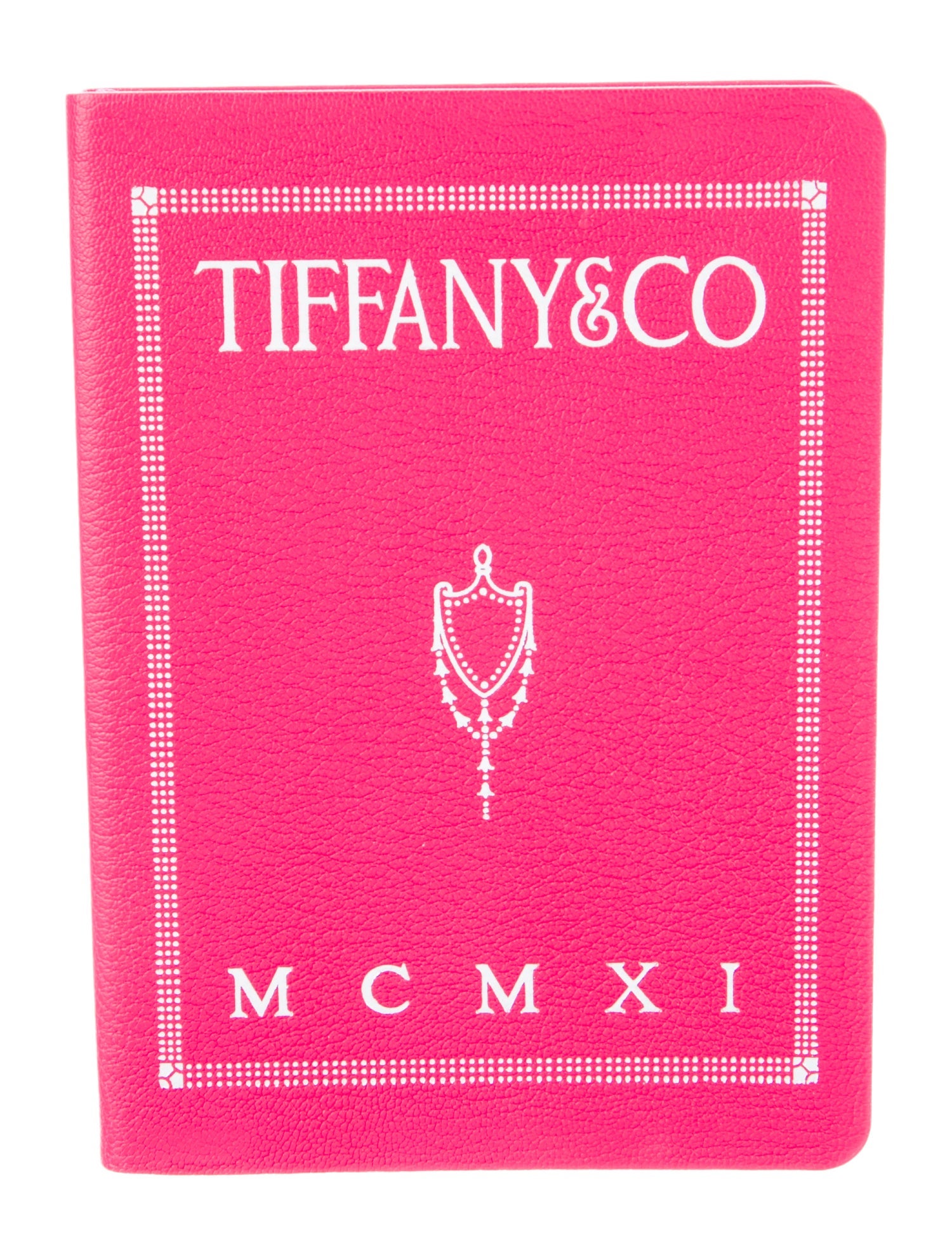 Tiffany & Co. Cerise Leather Essentials Notebook