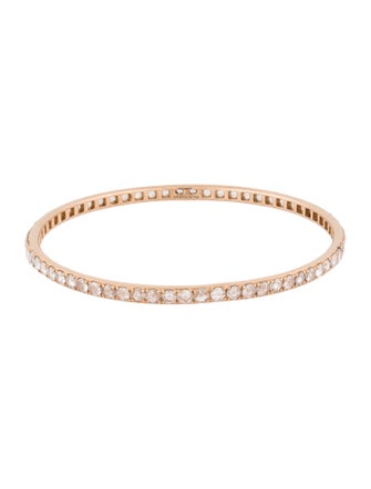 Tiffany & Co. 18K 2.44ctw Diamond Metro Bangle
