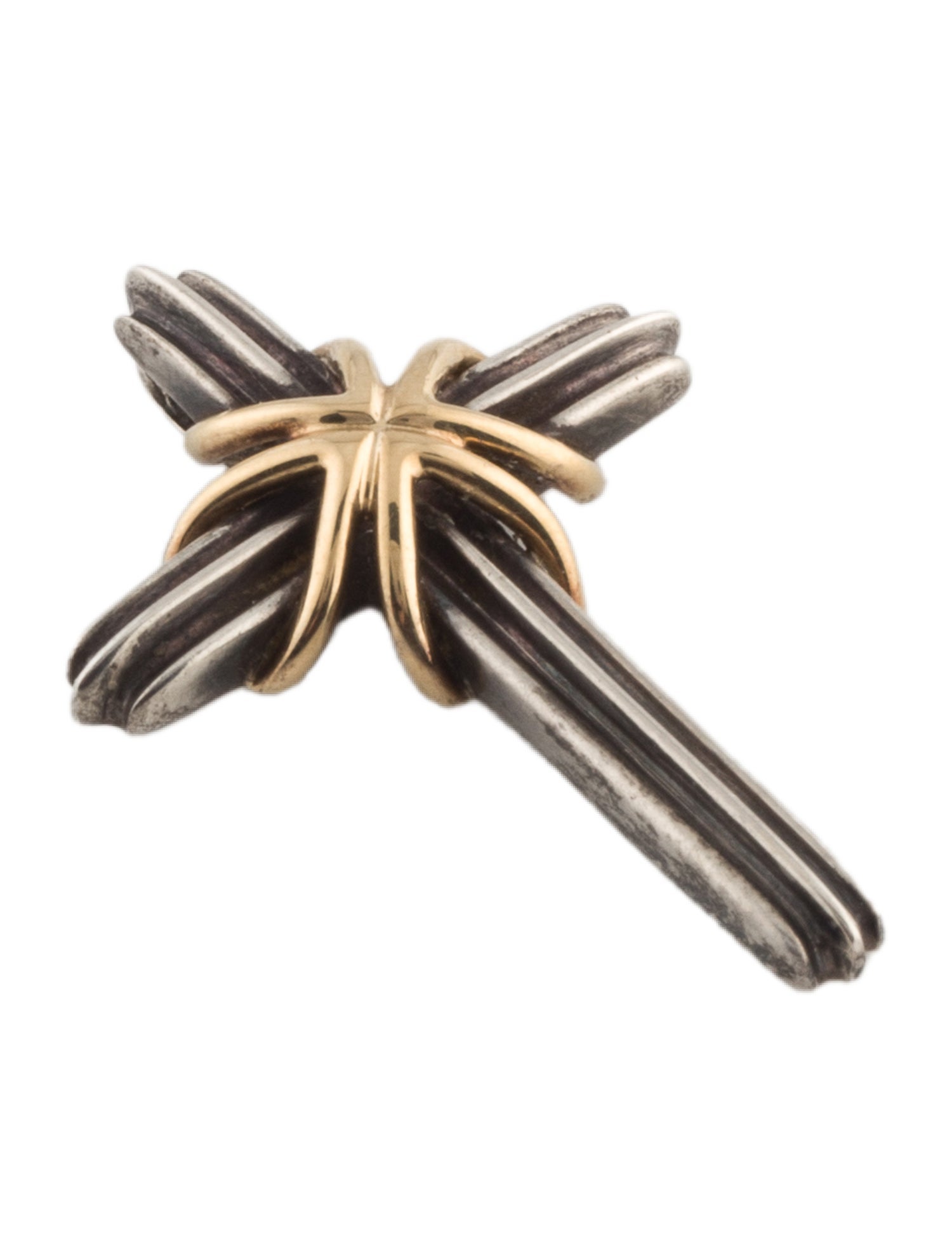 Tiffany & Co. Vintage Two-Tone Cross Pendant