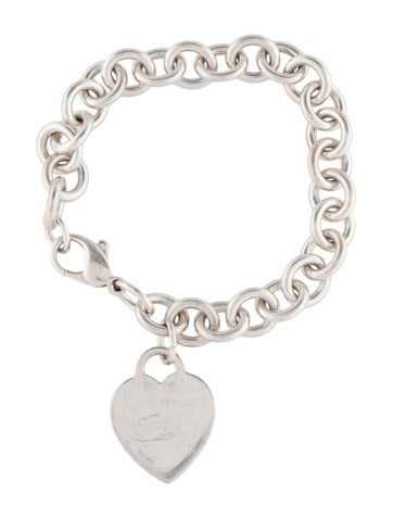 Tiffany & Co. Charm Heart Tag Bracelet