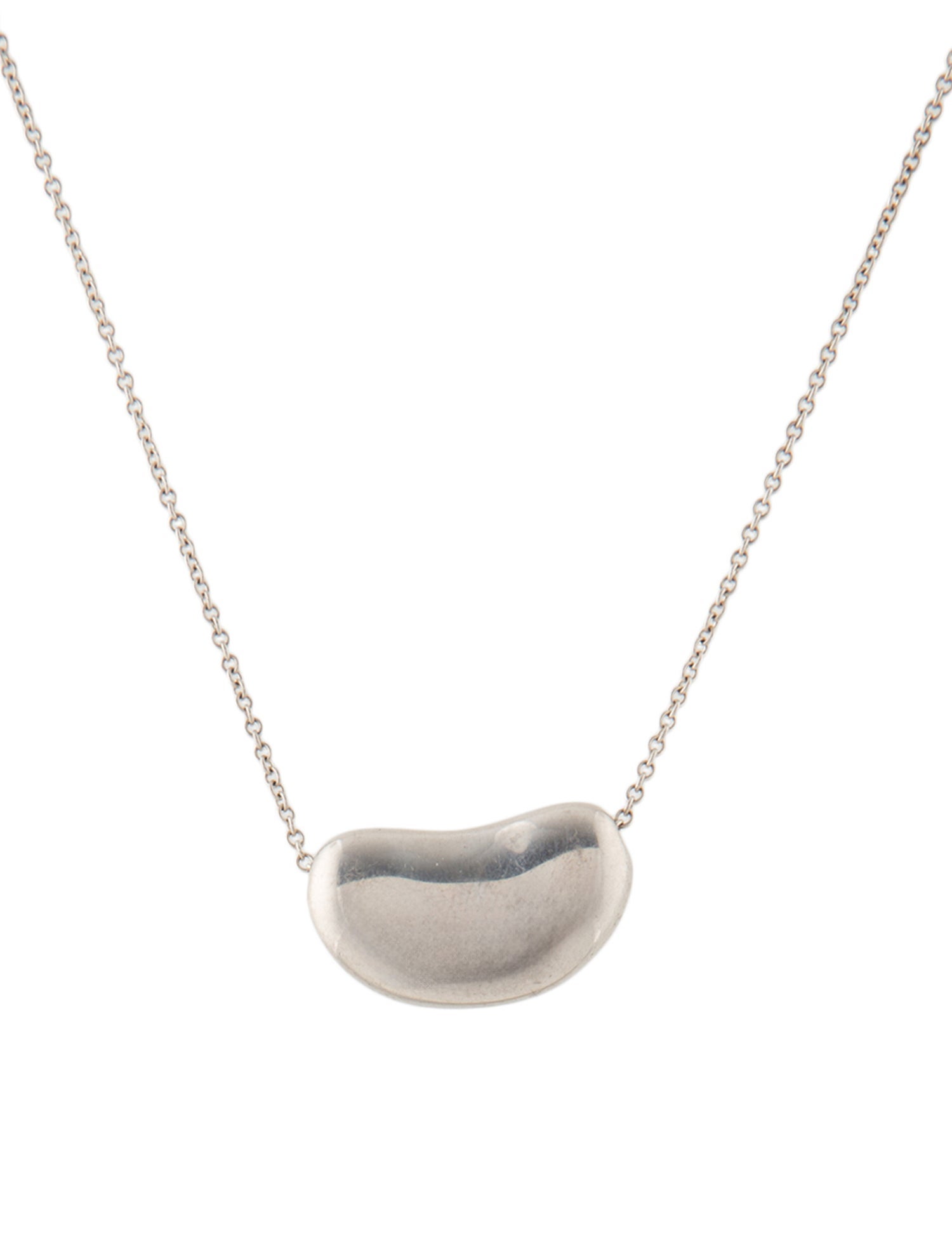 Tiffany & Co. Bean Design Pendant Necklace