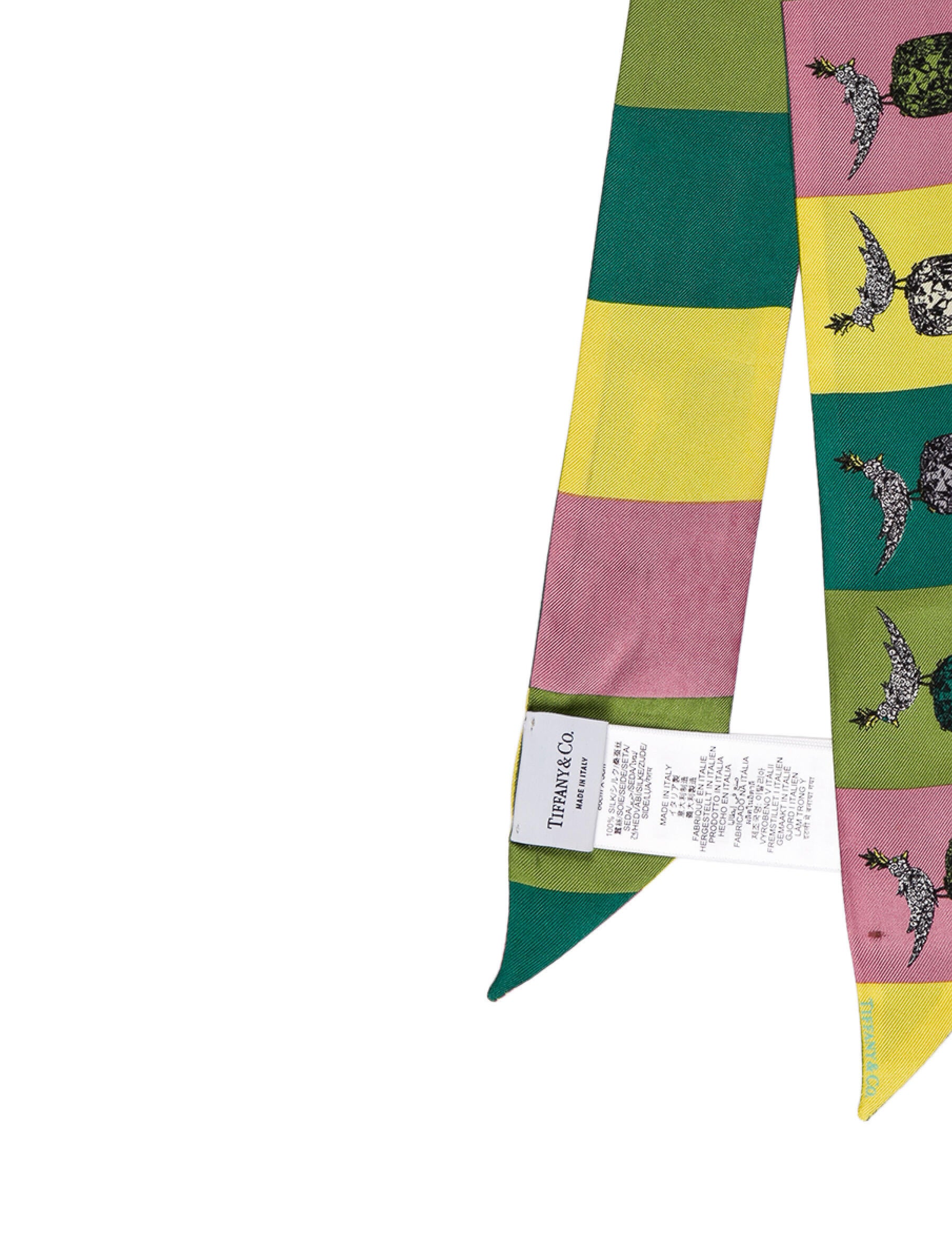 Tiffany & Co. Silk Printed Scarf