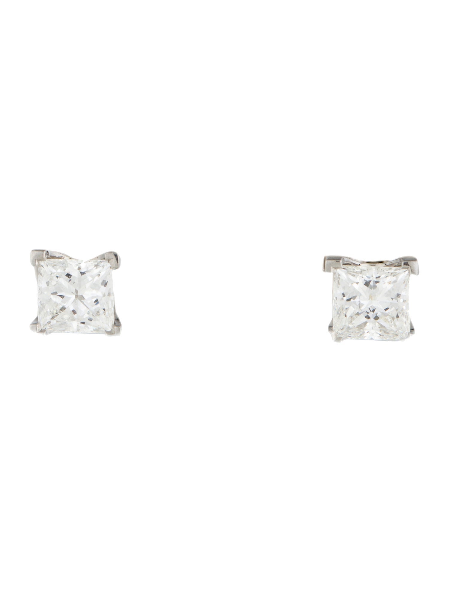 Tiffany & Co. Platinum Diamond Stud Earrings